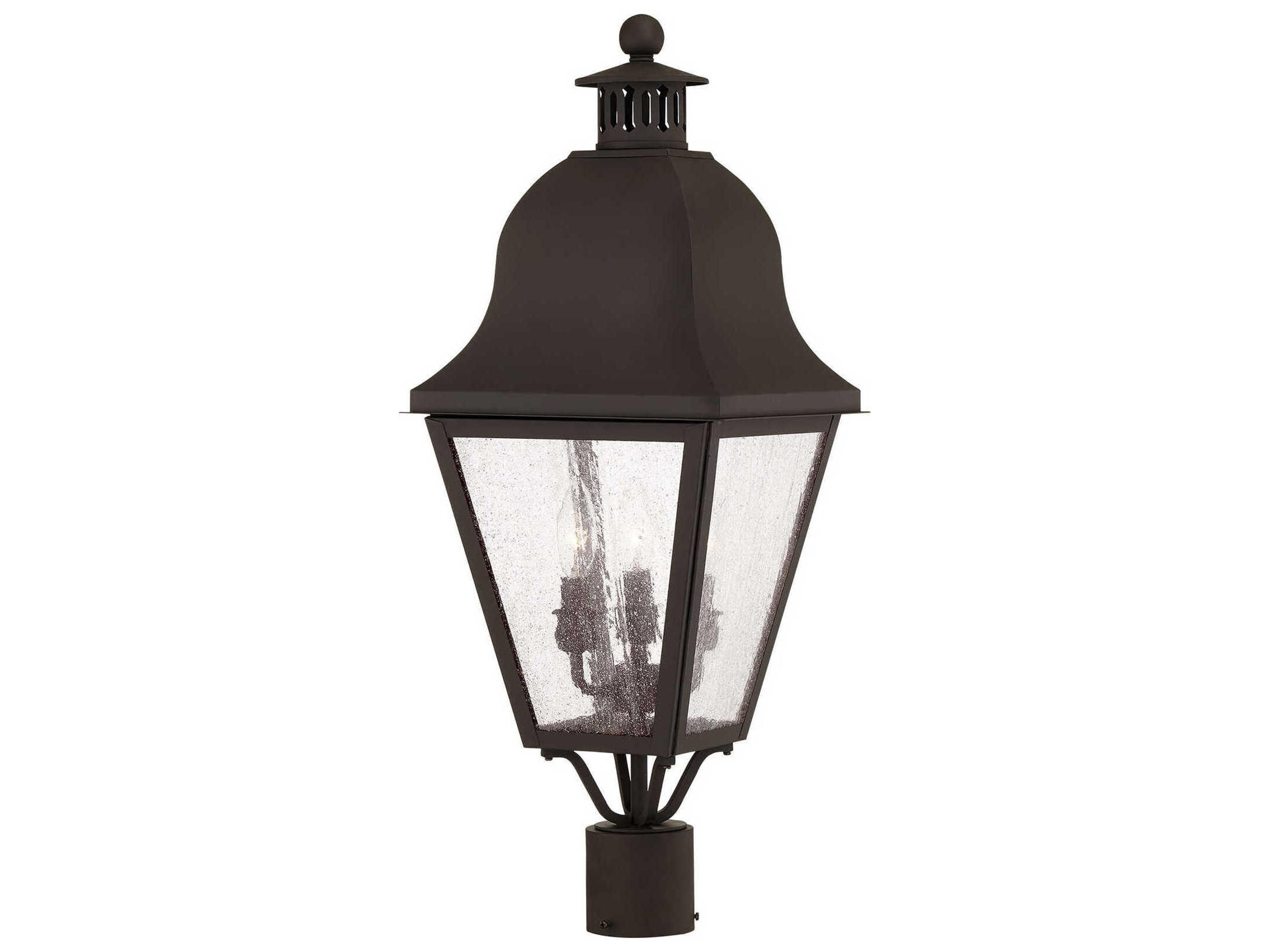 Livex Lighting Amwell 3 - Light Outdoor Post Light
