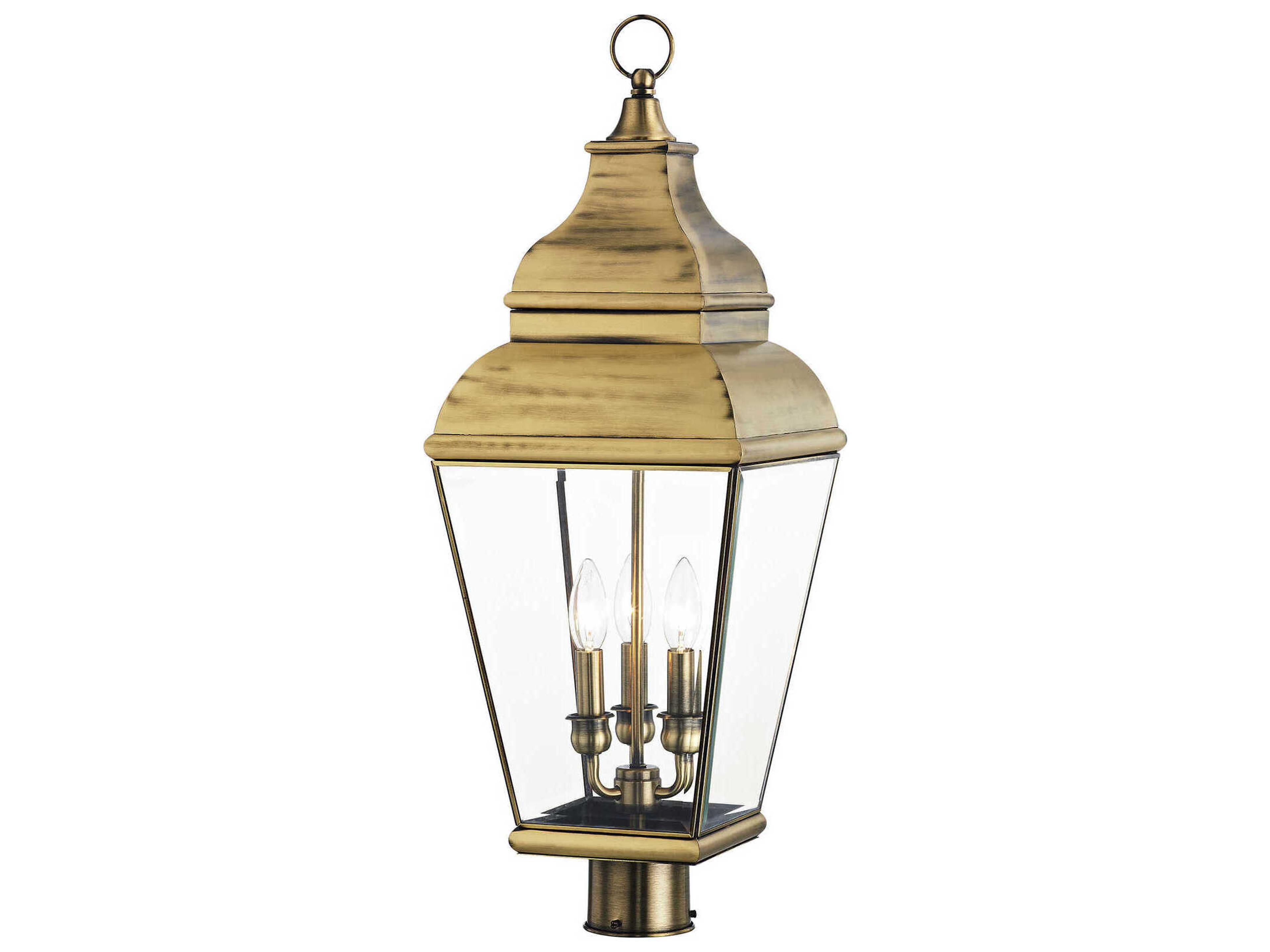 Livex Lighting Exeter 3 - Light Outdoor Post Light