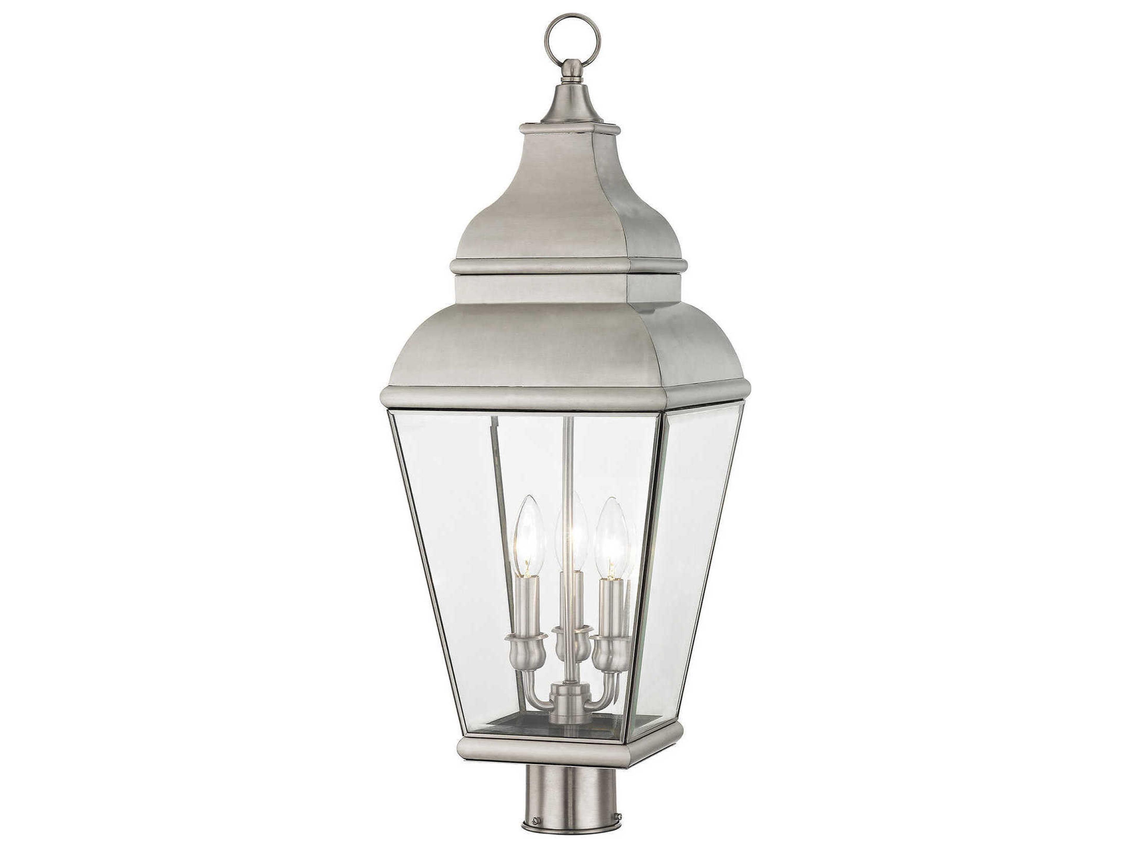 Livex Lighting Exeter 3 - Light Outdoor Post Light