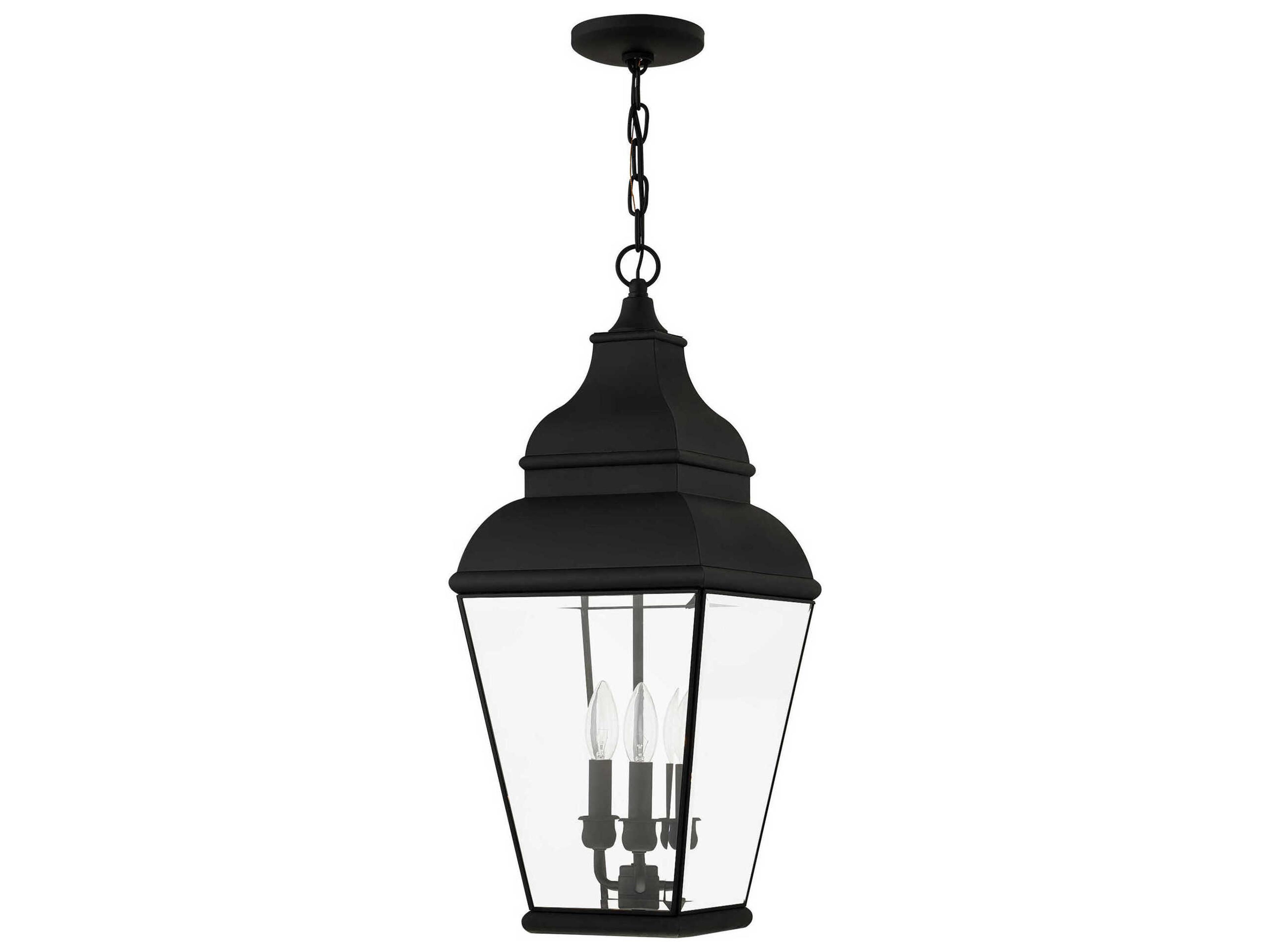 Livex Lighting Exeter 3 - Light Outdoor Hanging Light