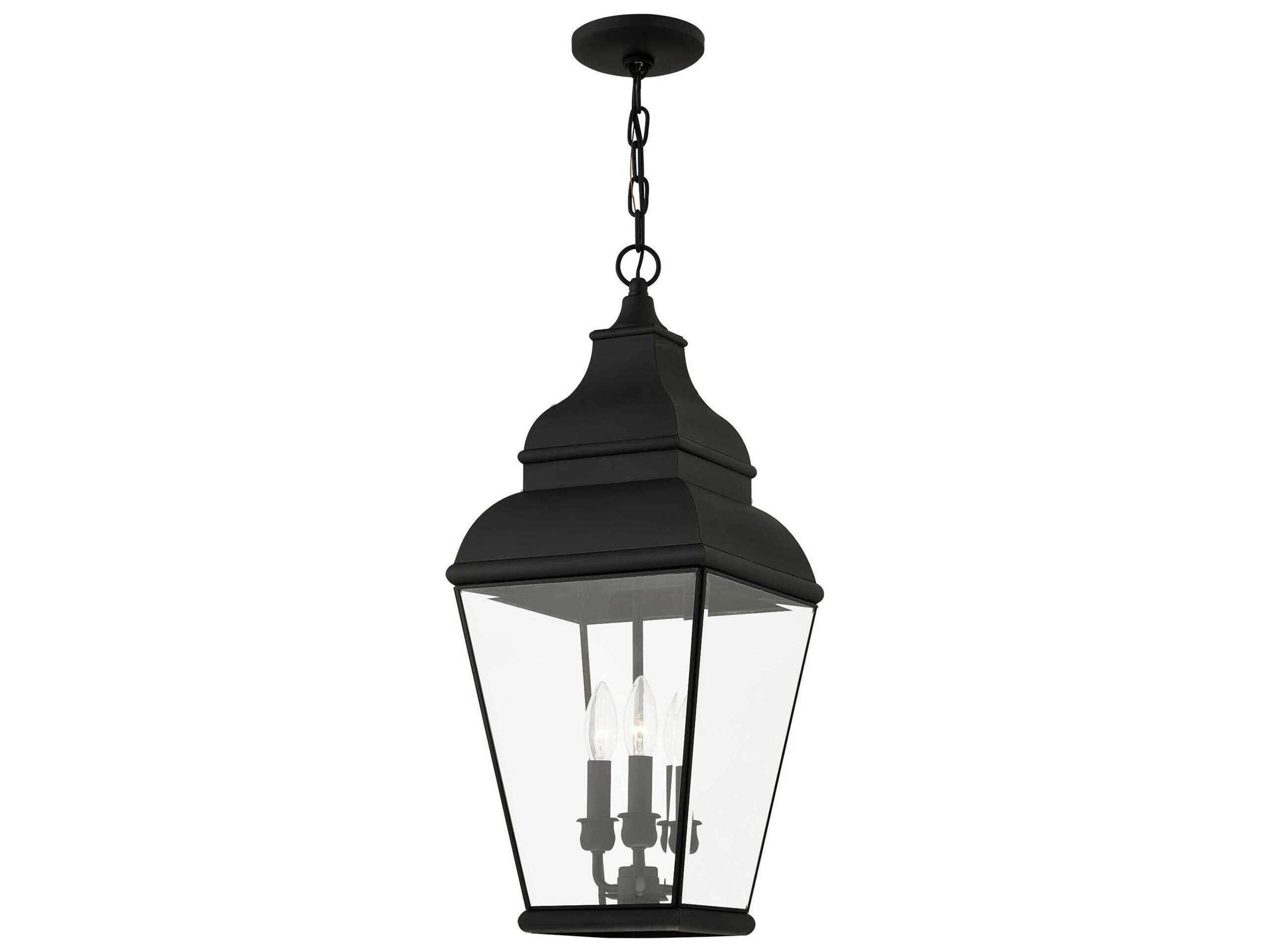 Livex Lighting Exeter 3 - Light Outdoor Hanging Light