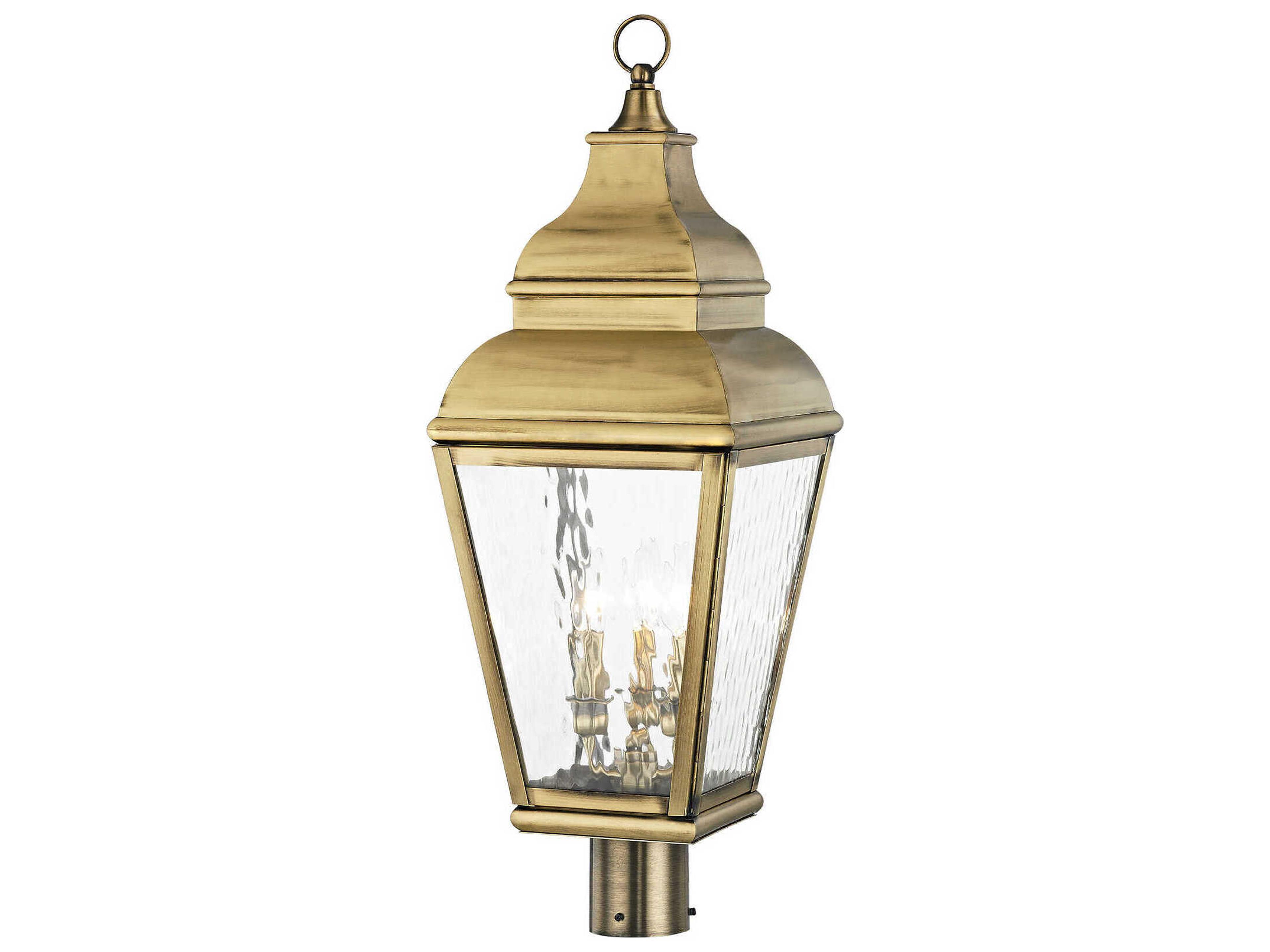 Livex Lighting Exeter 3 - Light Outdoor Post Light