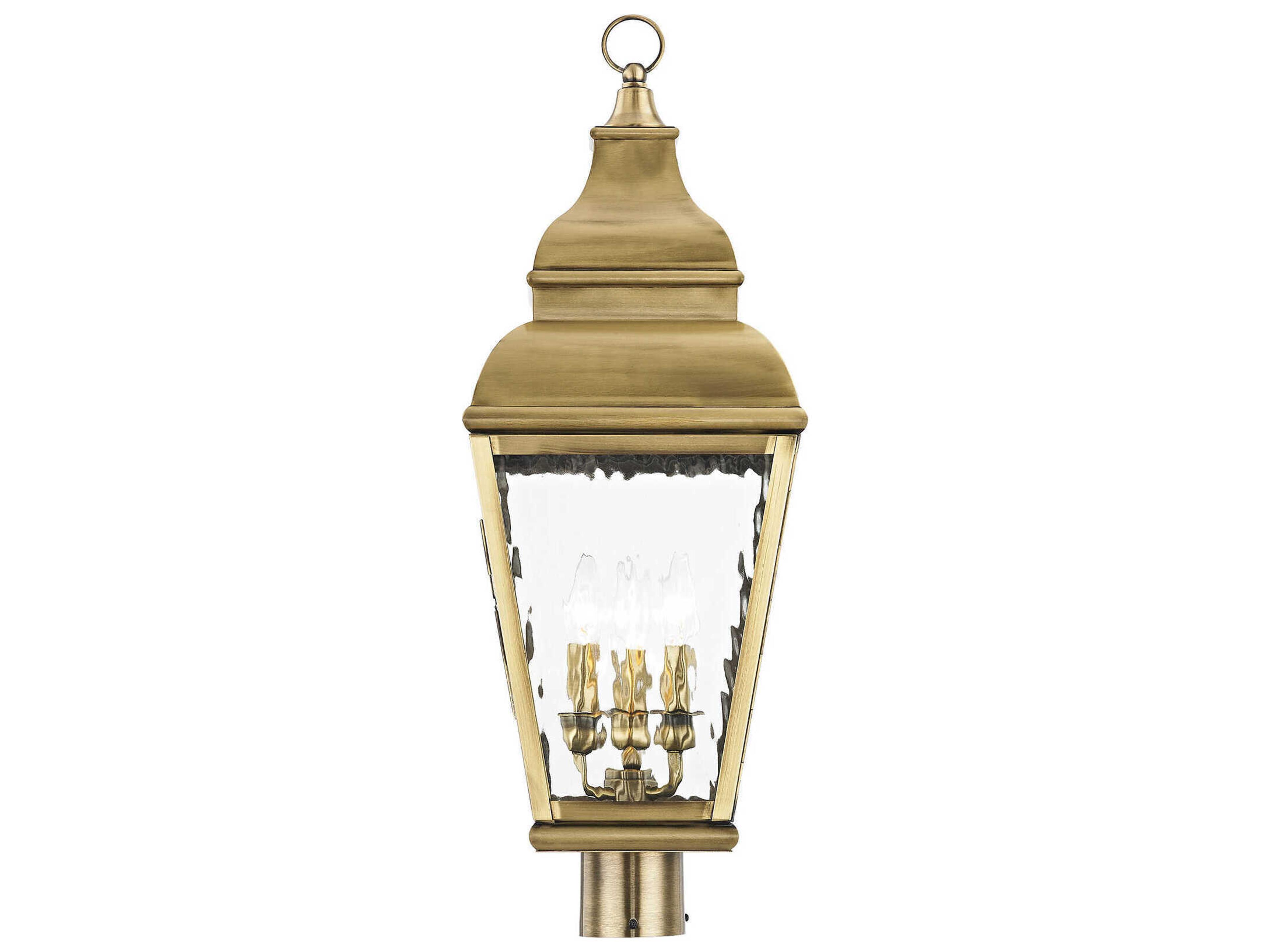 Livex Lighting Exeter 3 - Light Outdoor Post Light