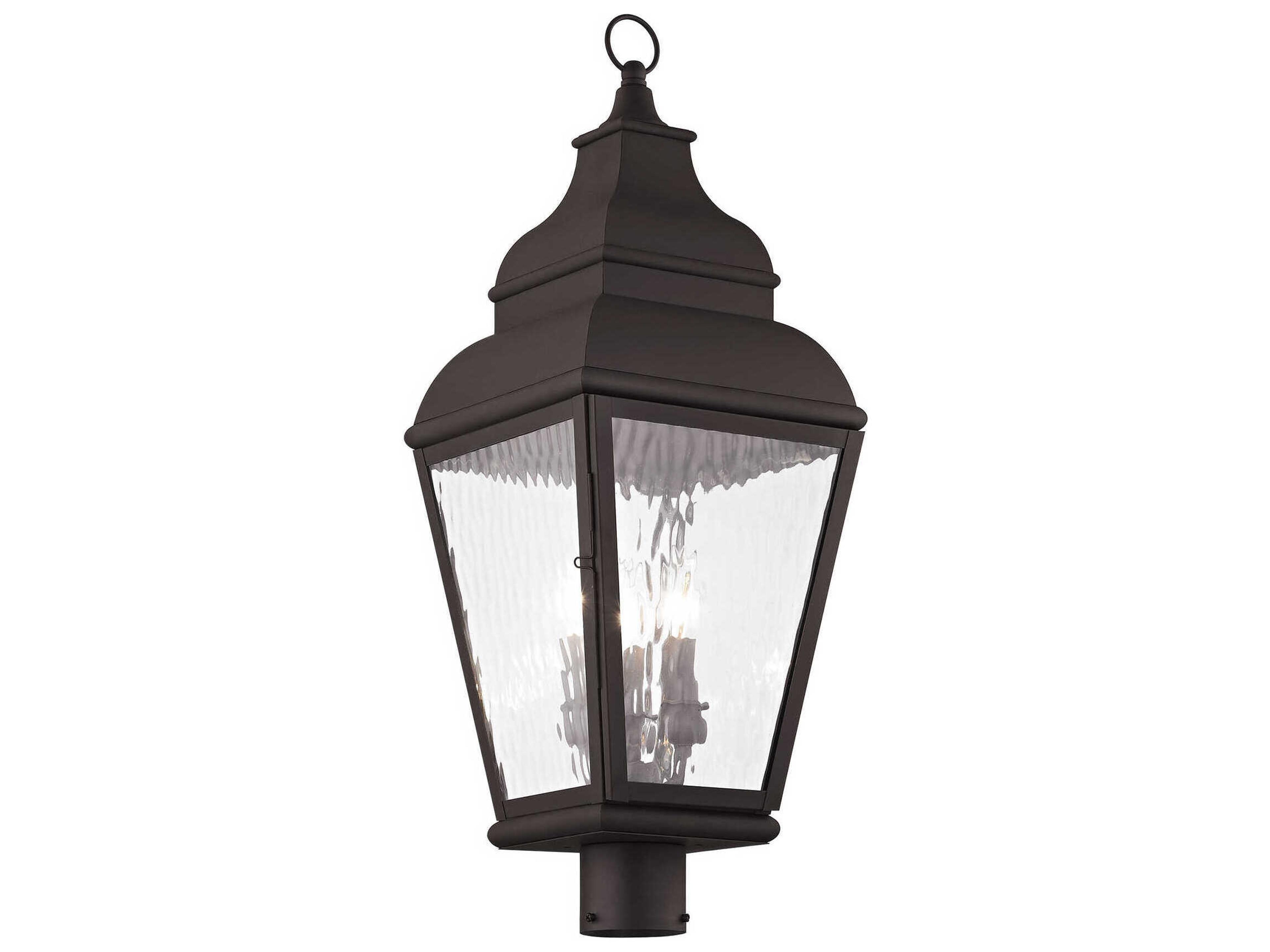 Livex Lighting Exeter 3 - Light Outdoor Post Light