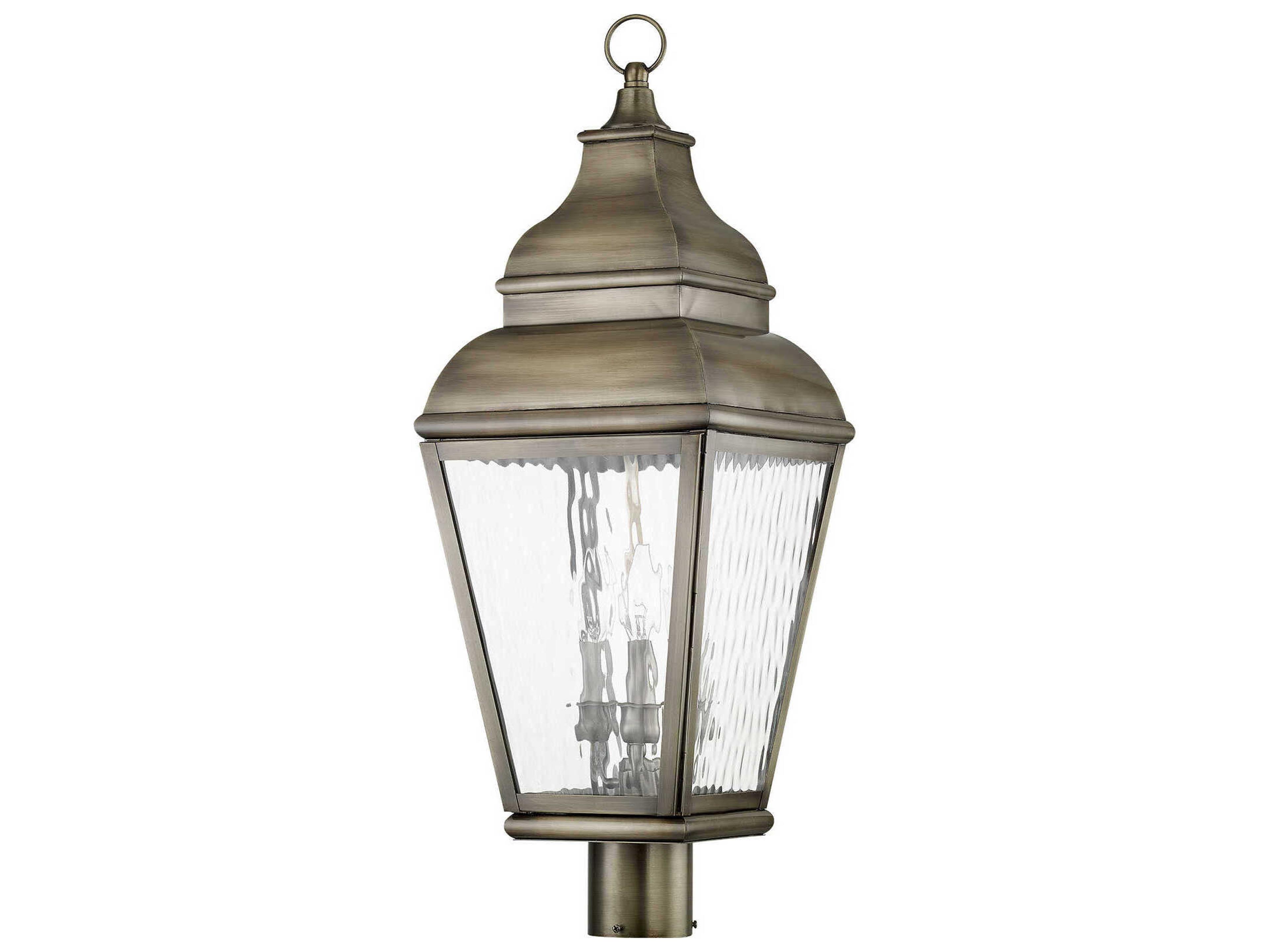 Livex Lighting Exeter 3 - Light Outdoor Post Light