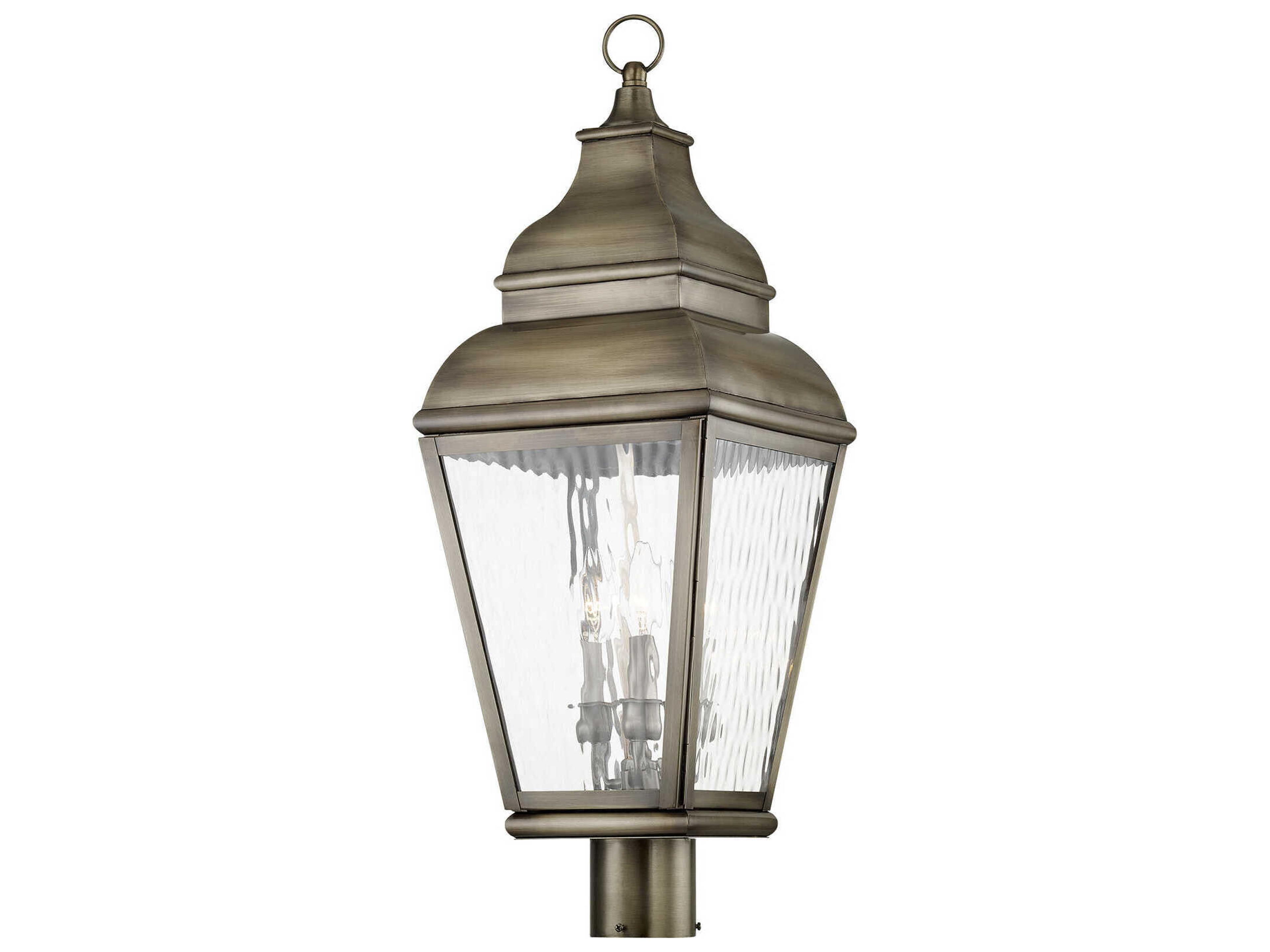 Livex Lighting Exeter 3 - Light Outdoor Post Light