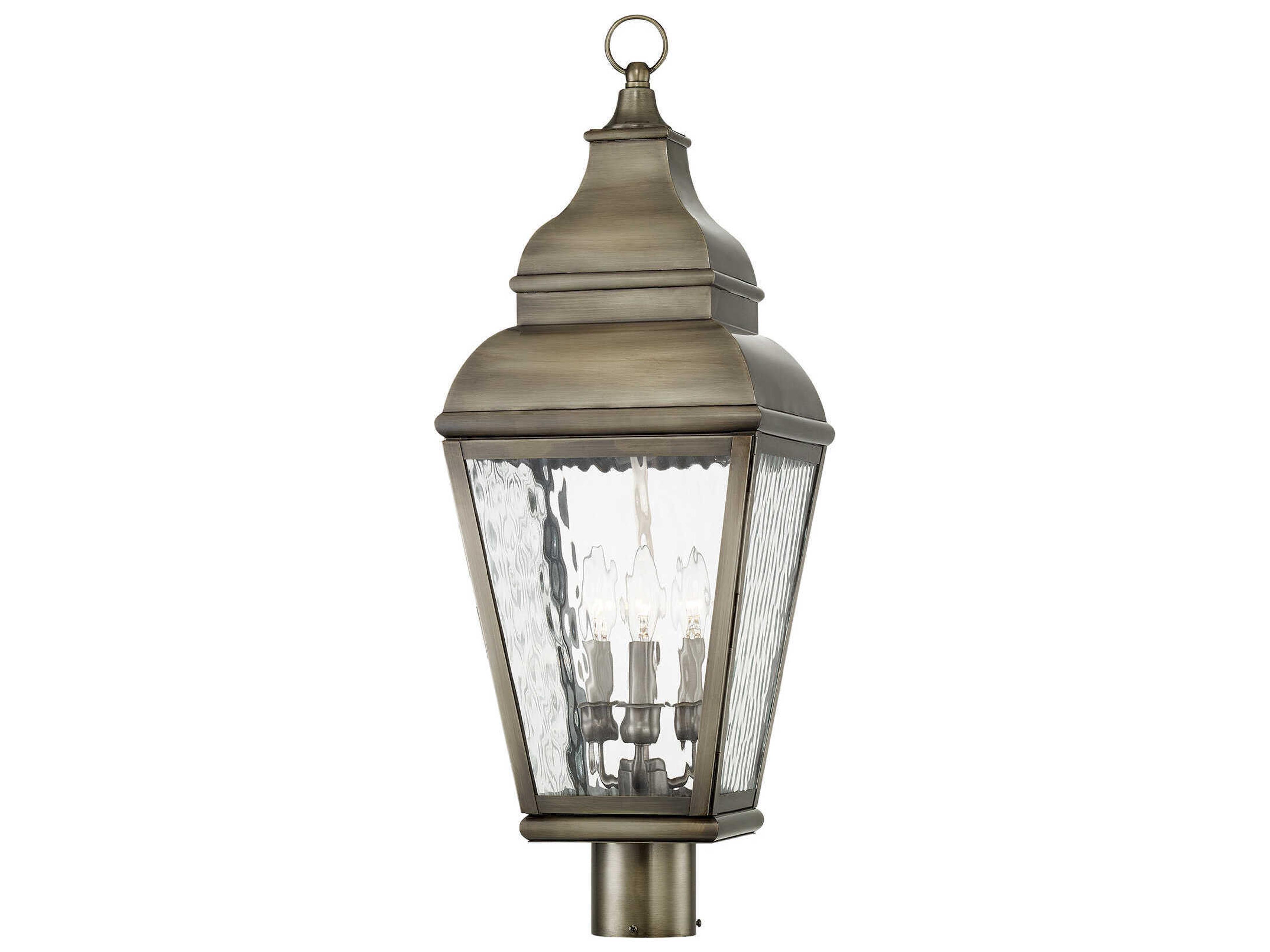 Livex Lighting Exeter 3 - Light Outdoor Post Light