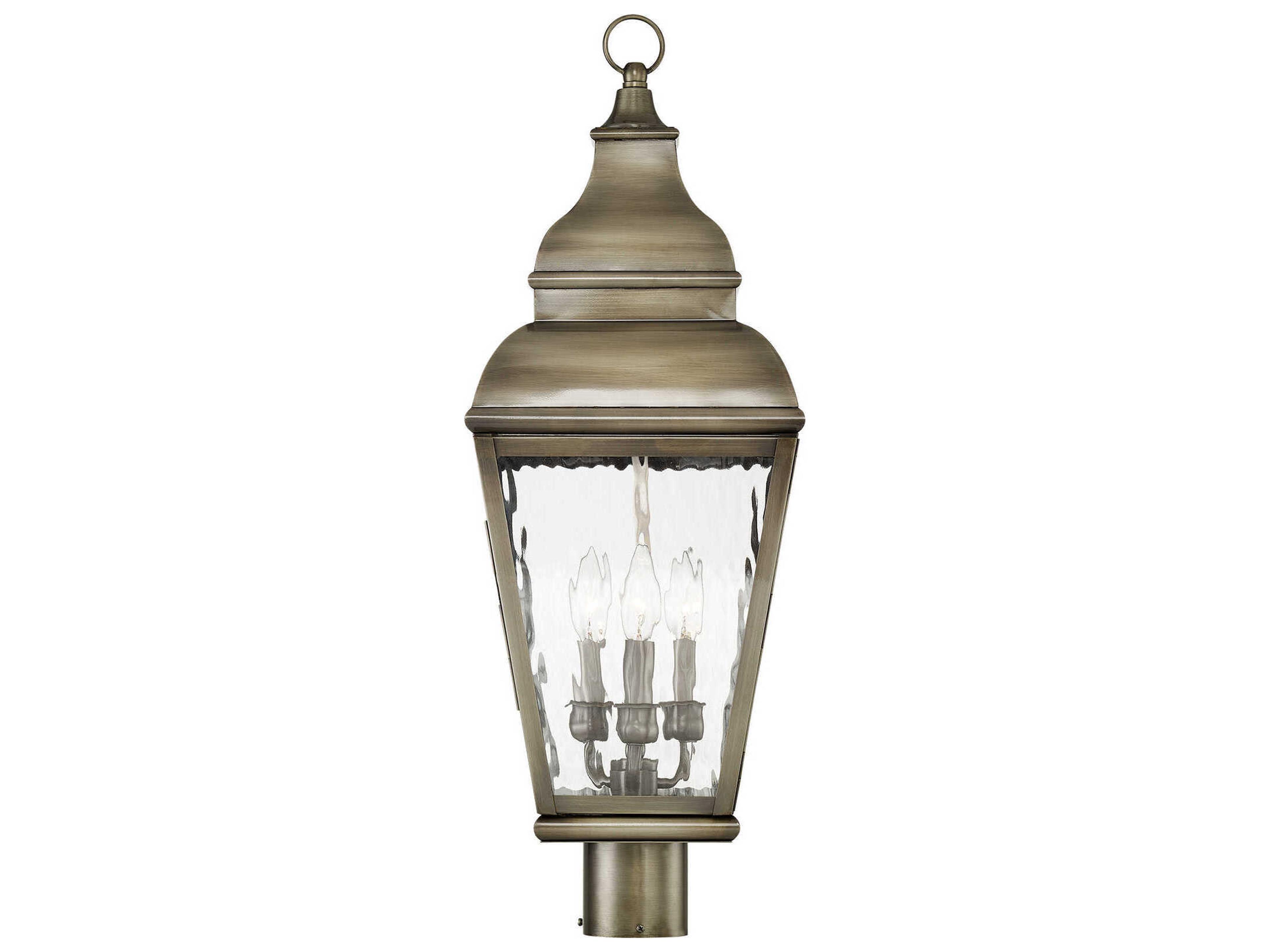 Livex Lighting Exeter 3 - Light Outdoor Post Light