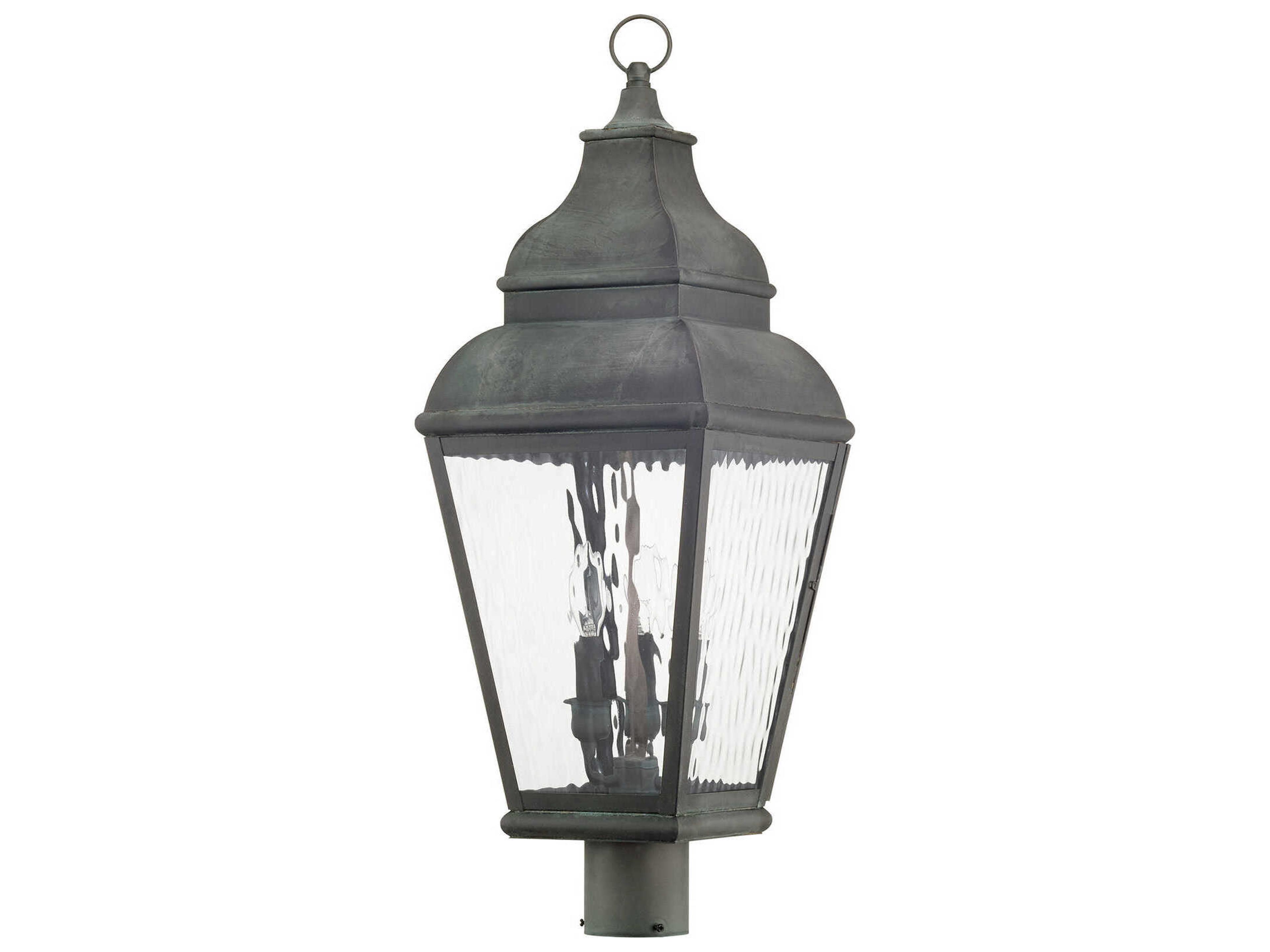 Livex Lighting Exeter 3 - Light Outdoor Post Light