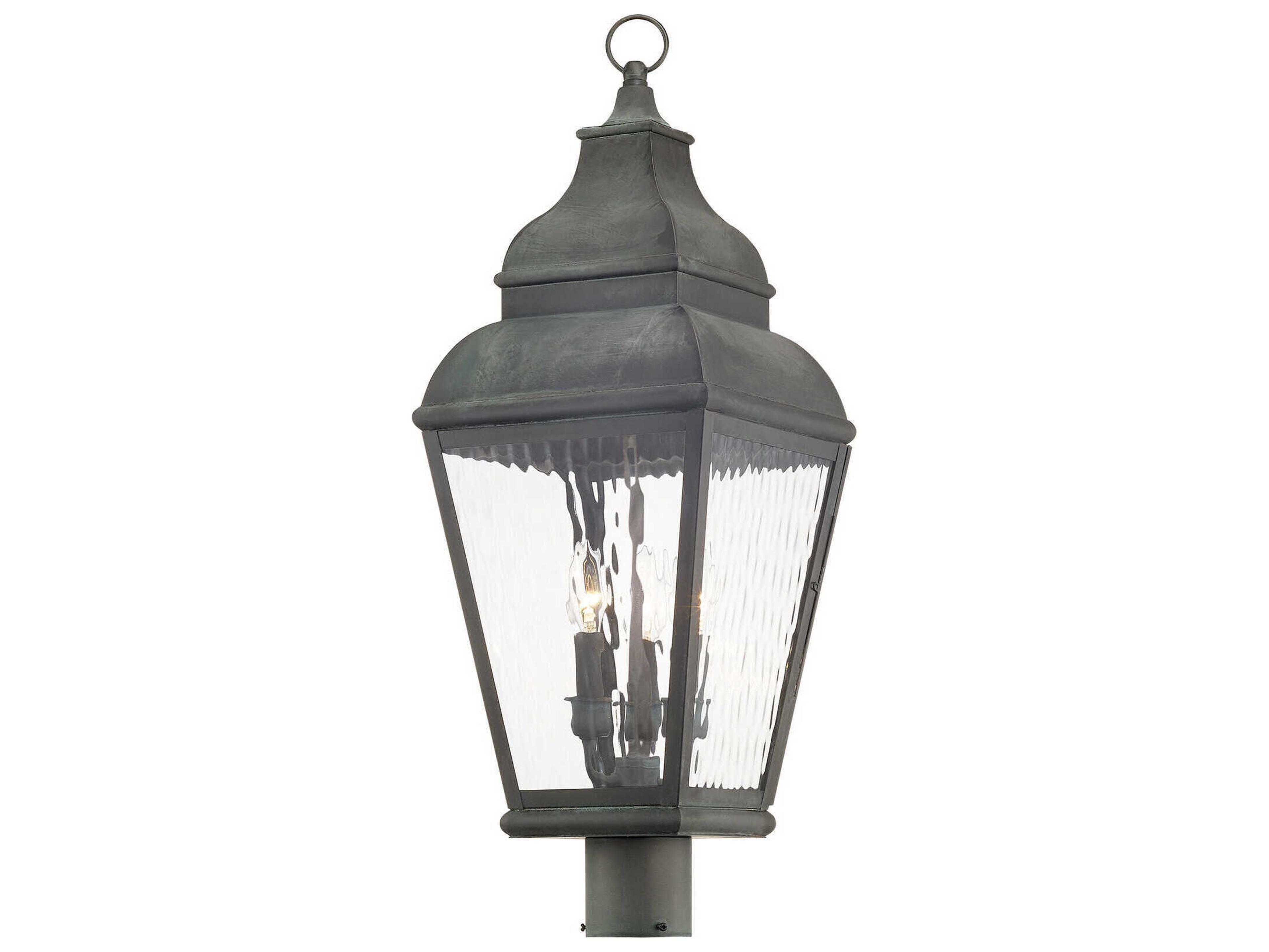 Livex Lighting Exeter 3 - Light Outdoor Post Light