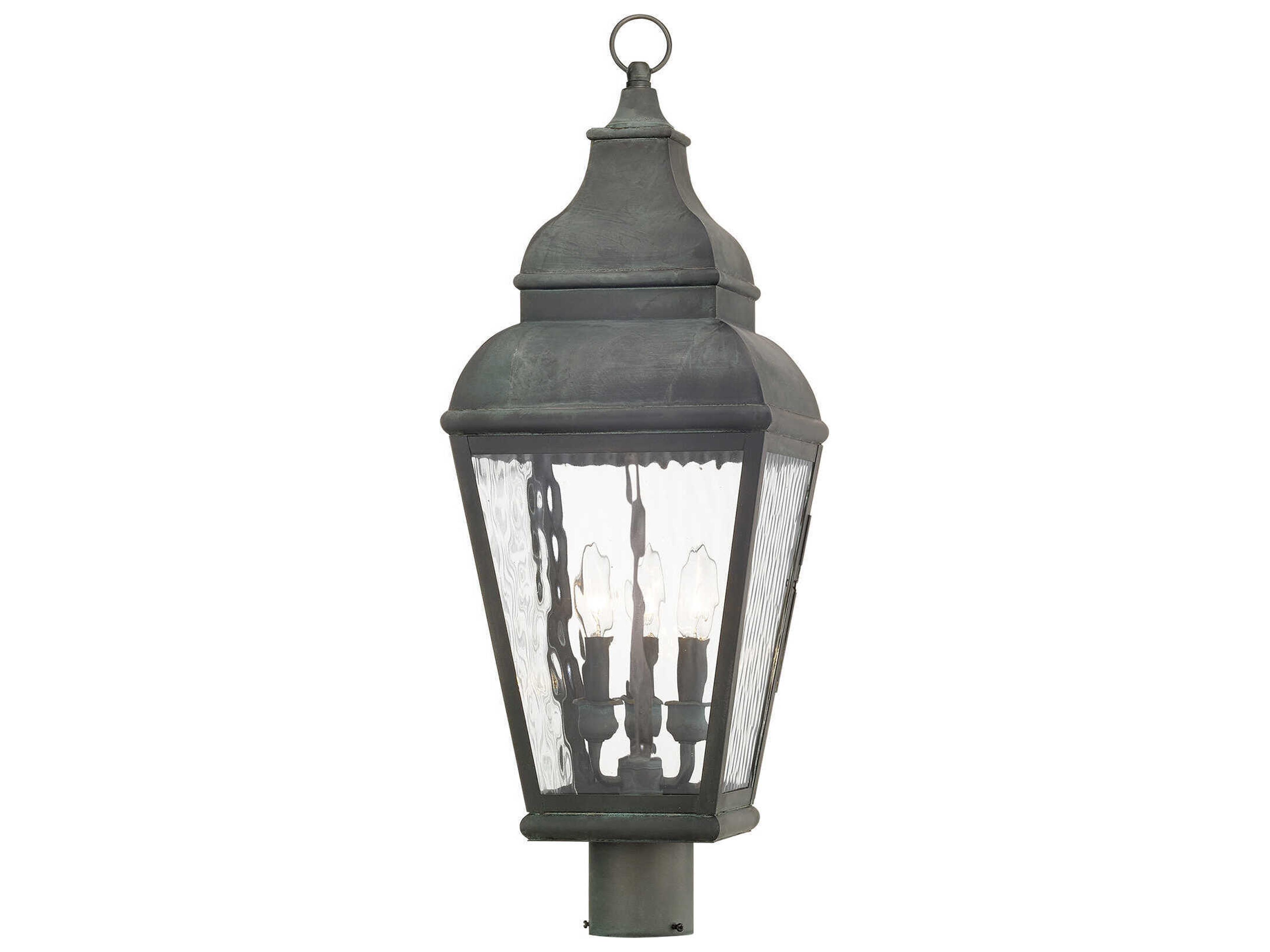 Livex Lighting Exeter 3 - Light Outdoor Post Light