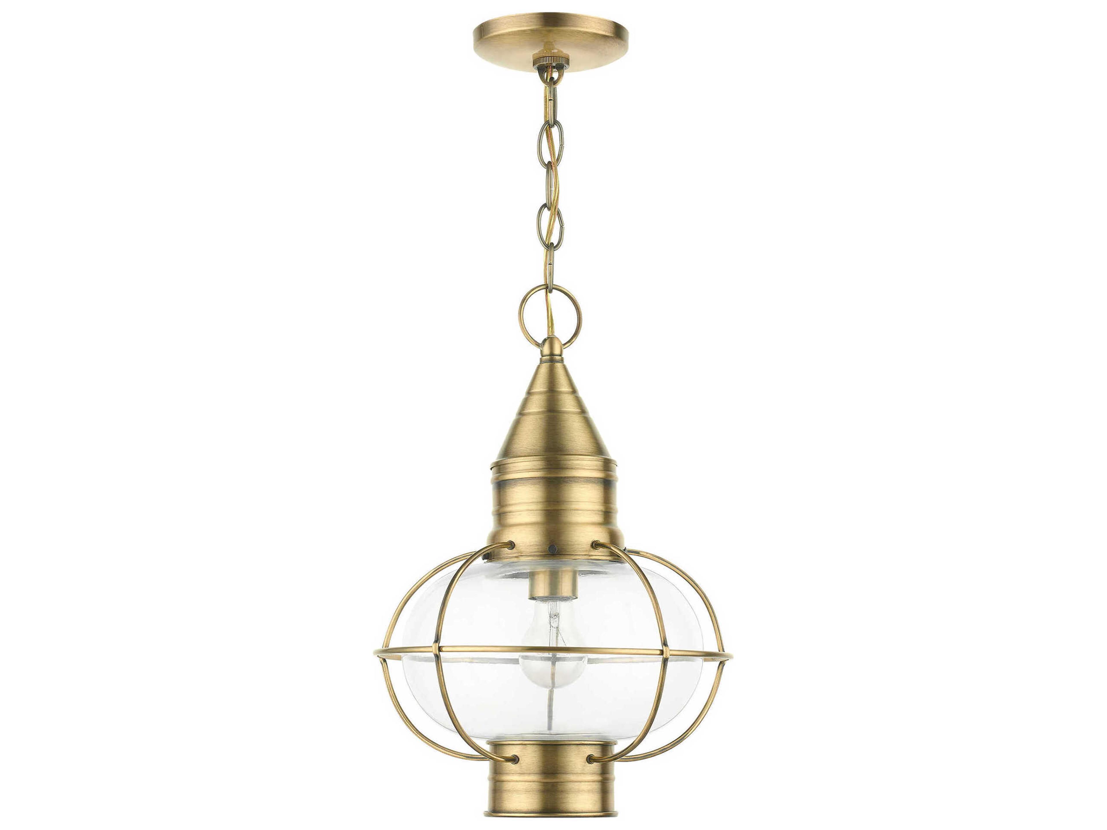 Livex Lighting Newburyport 1 - Light Outdoor Hanging Light