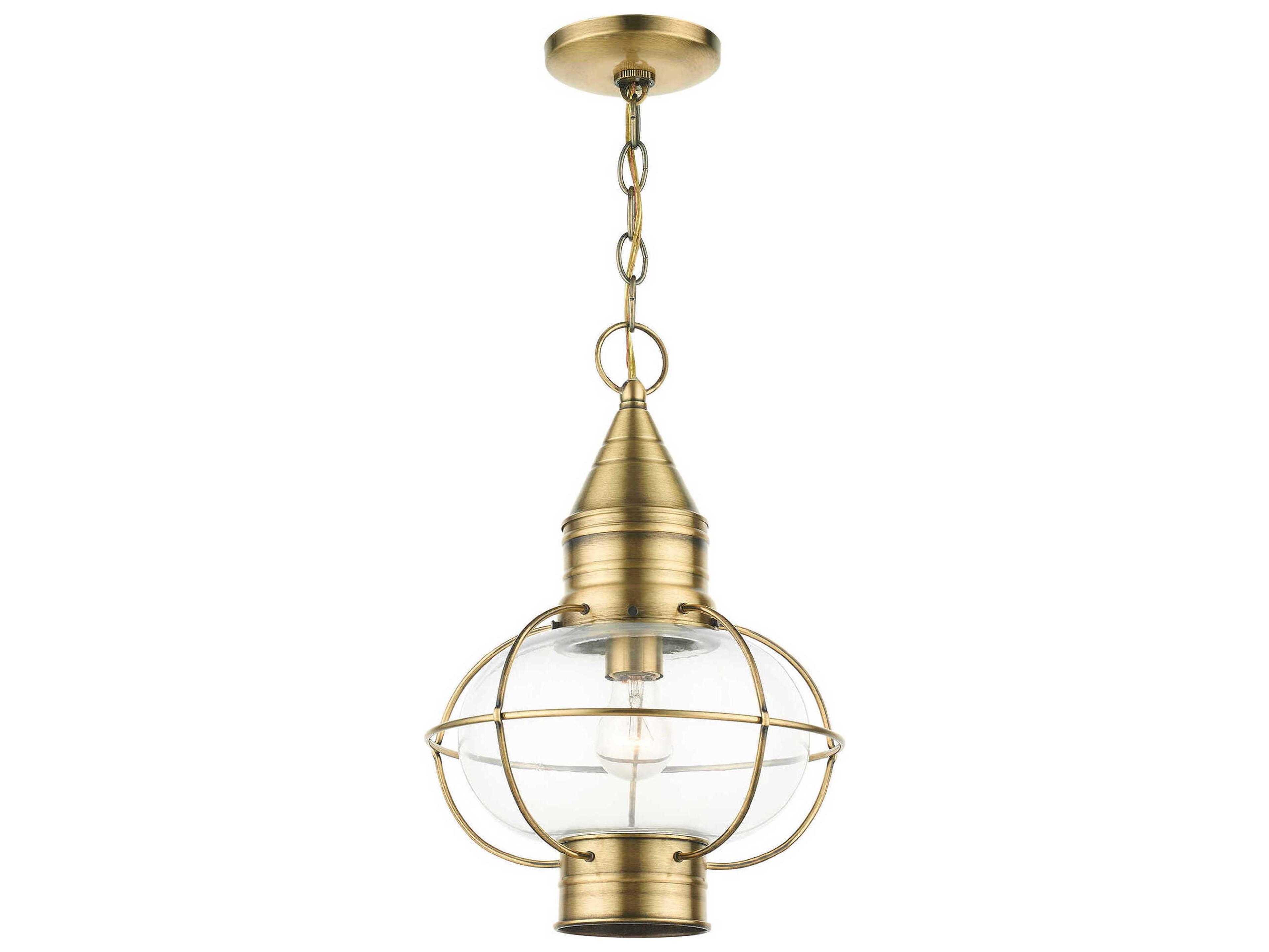 Livex Lighting Newburyport 1 - Light Outdoor Hanging Light