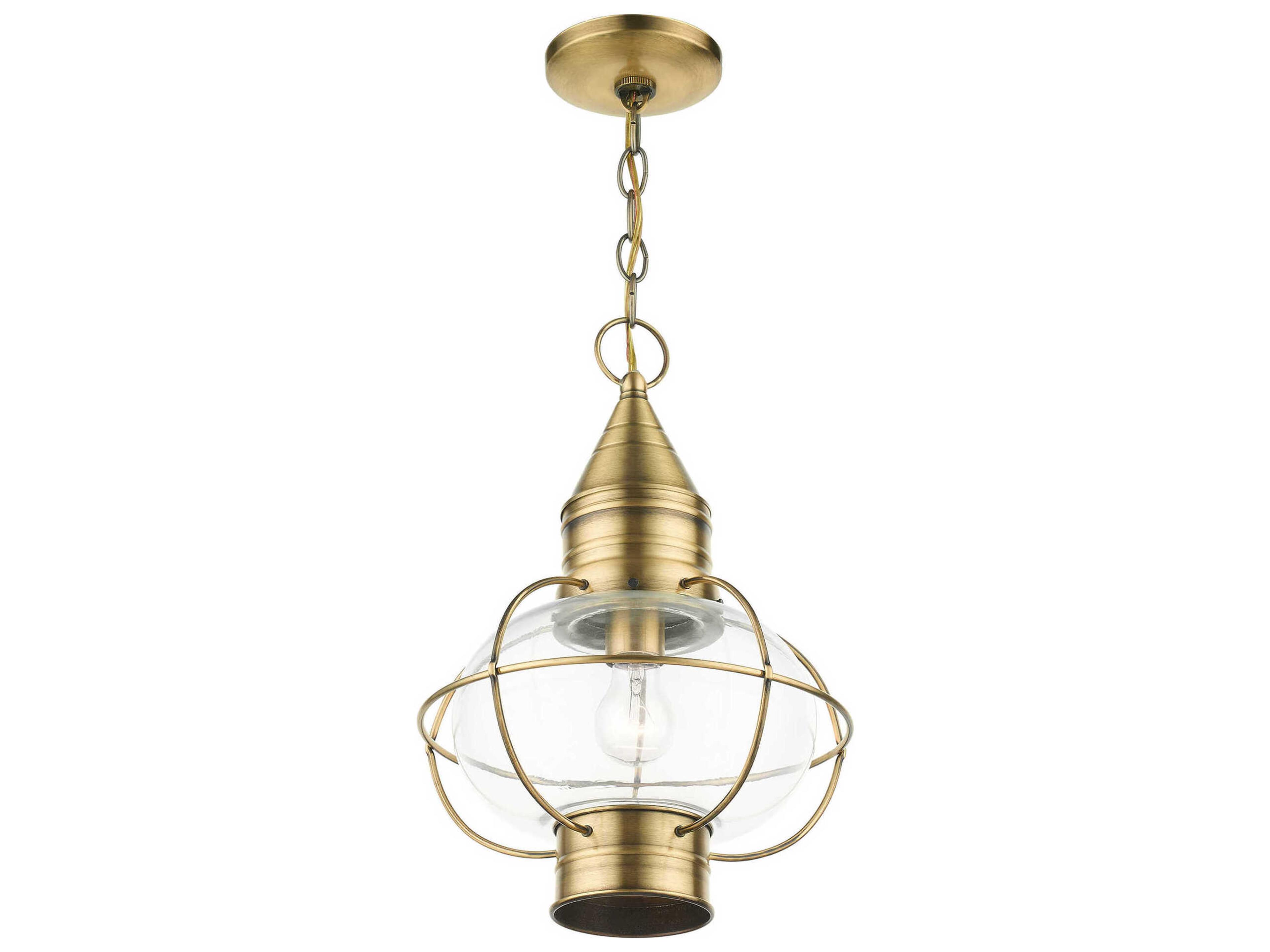 Livex Lighting Newburyport 1 - Light Outdoor Hanging Light