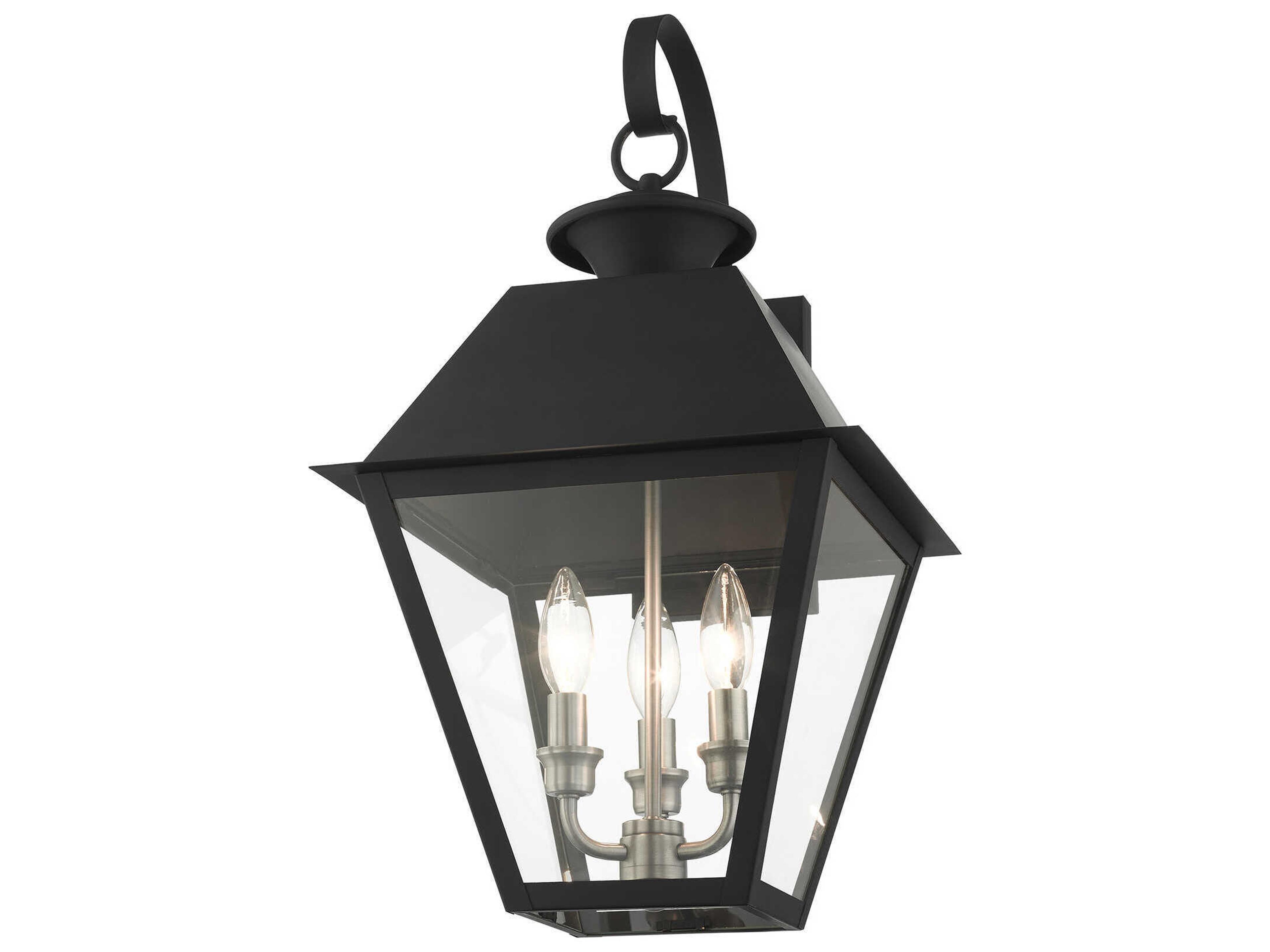 Livex Lighting Mansfield 3 - Light Outdoor Wall Light