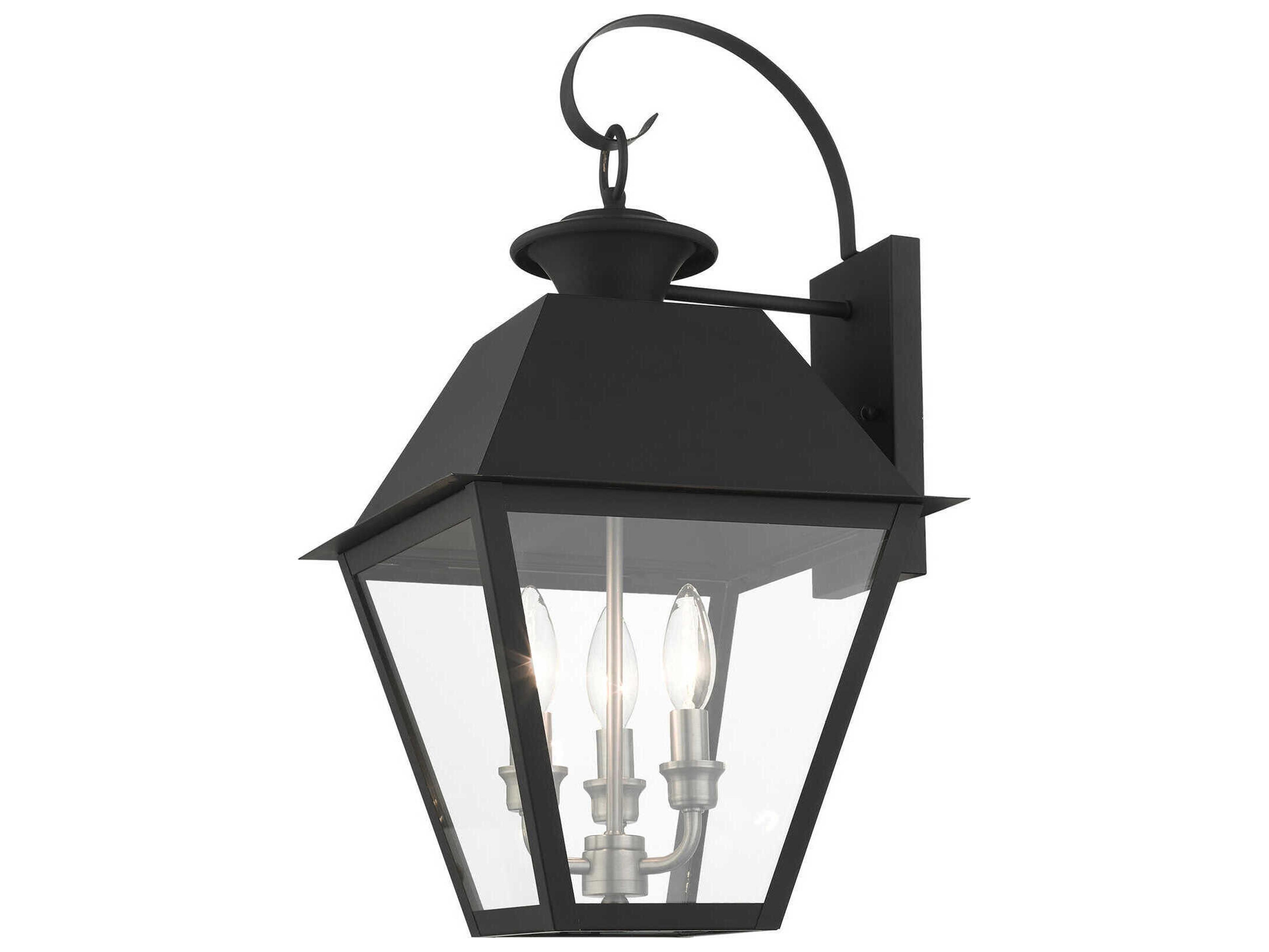 Livex Lighting Mansfield 3 - Light Outdoor Wall Light