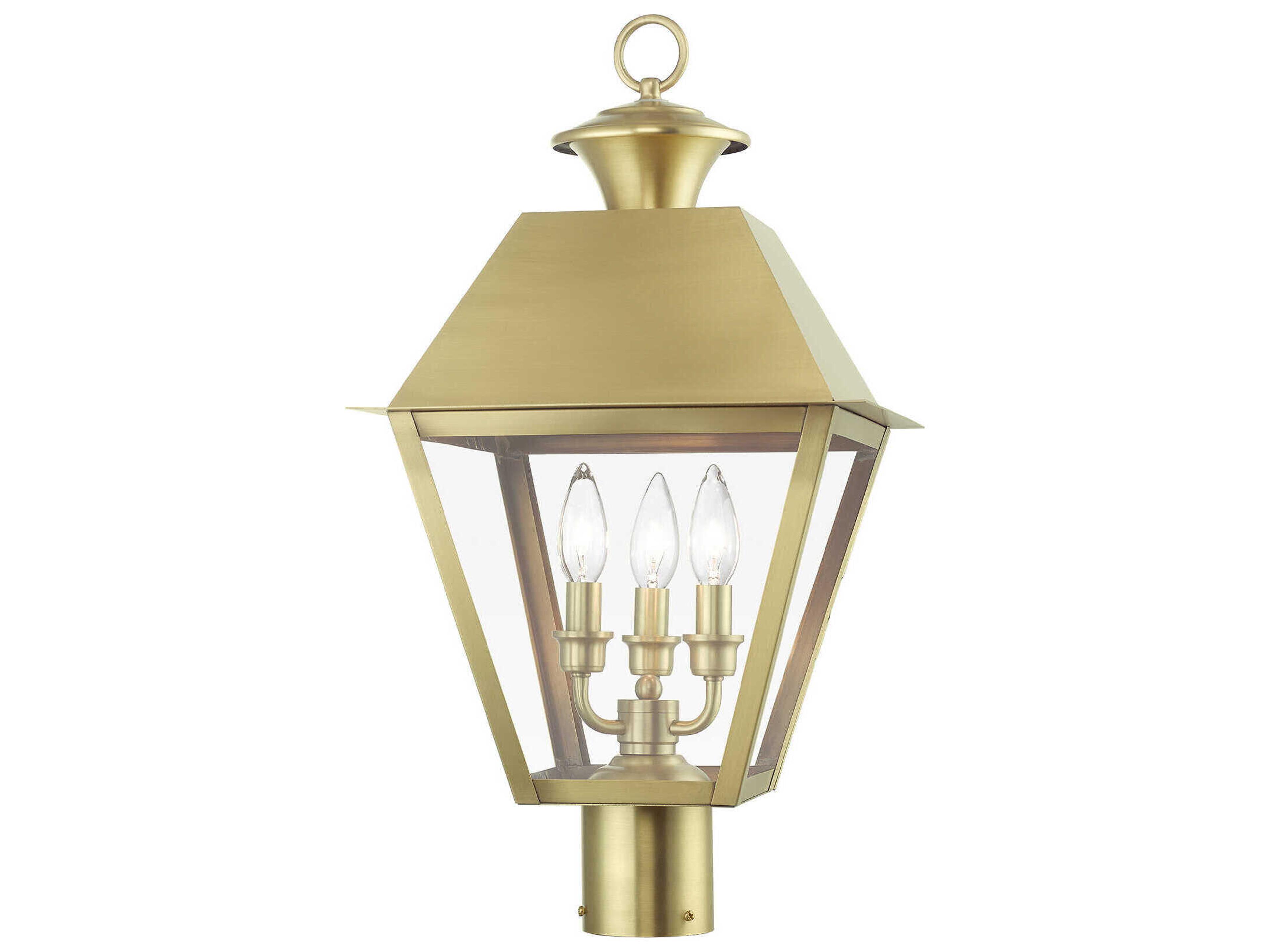 Livex Lighting Wentworth 3 - Light Outdoor Post Light