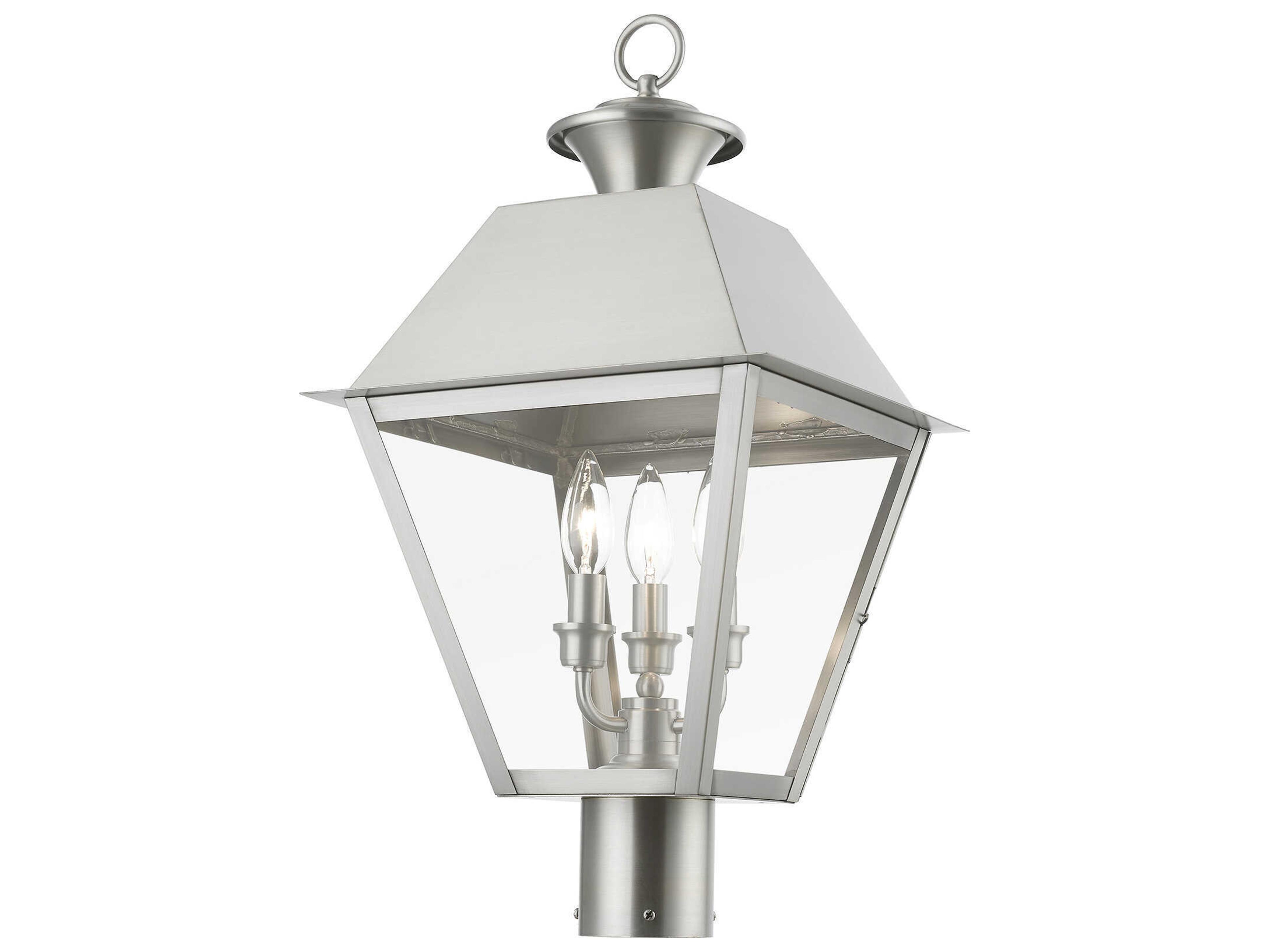Livex Lighting Wentworth 3 - Light Outdoor Post Light