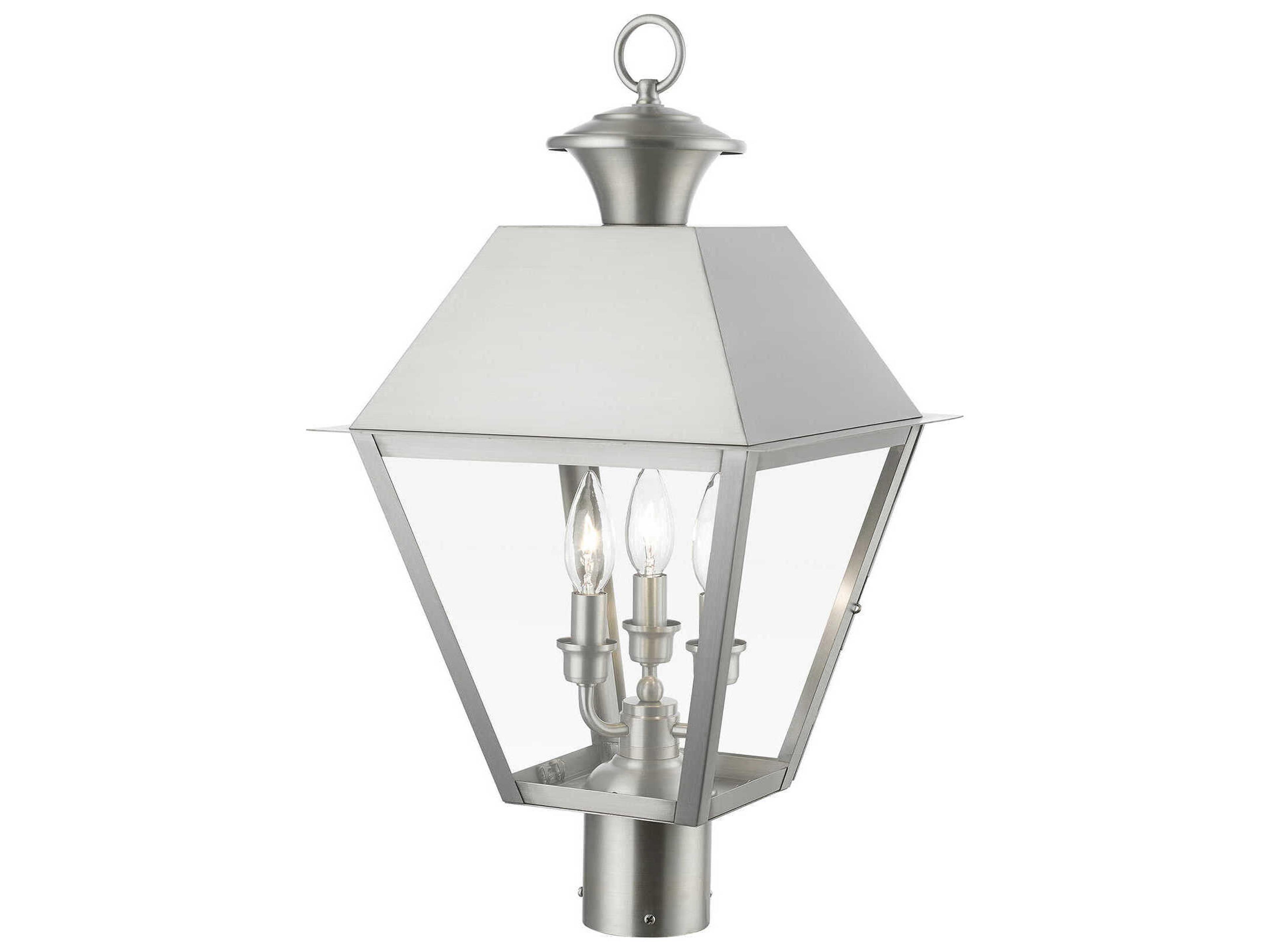 Livex Lighting Wentworth 3 - Light Outdoor Post Light