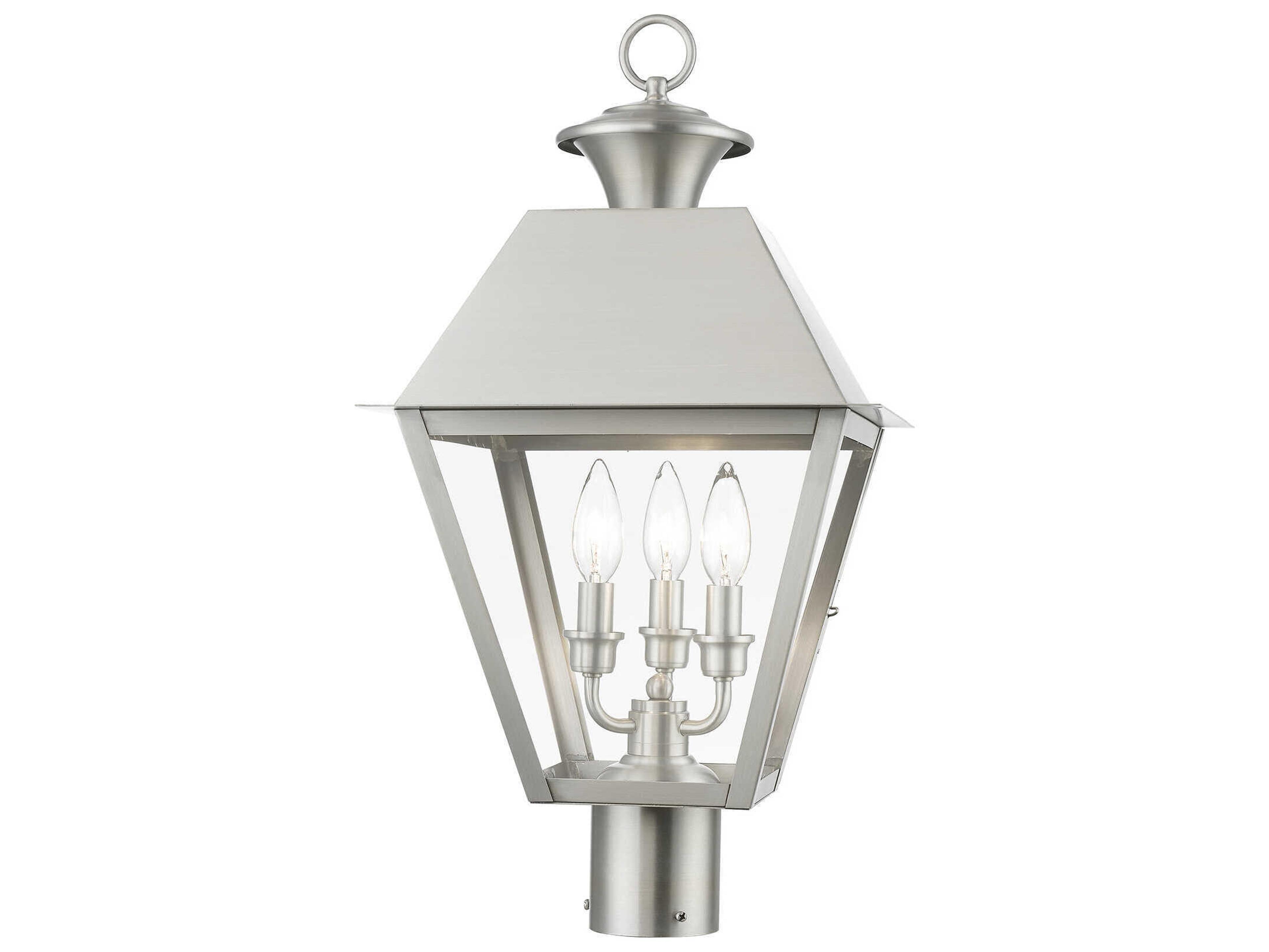 Livex Lighting Wentworth 3 - Light Outdoor Post Light