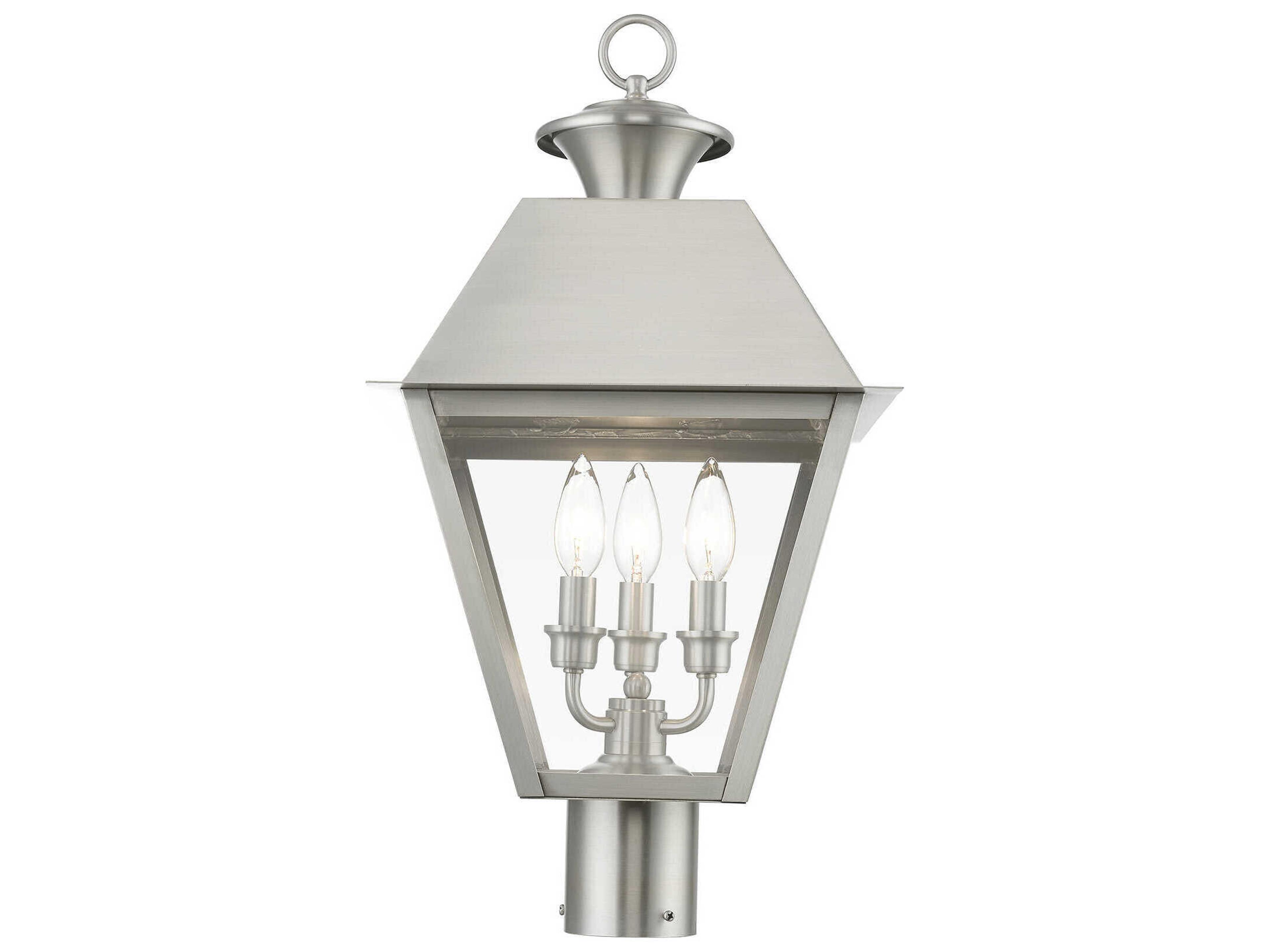 Livex Lighting Wentworth 3 - Light Outdoor Post Light