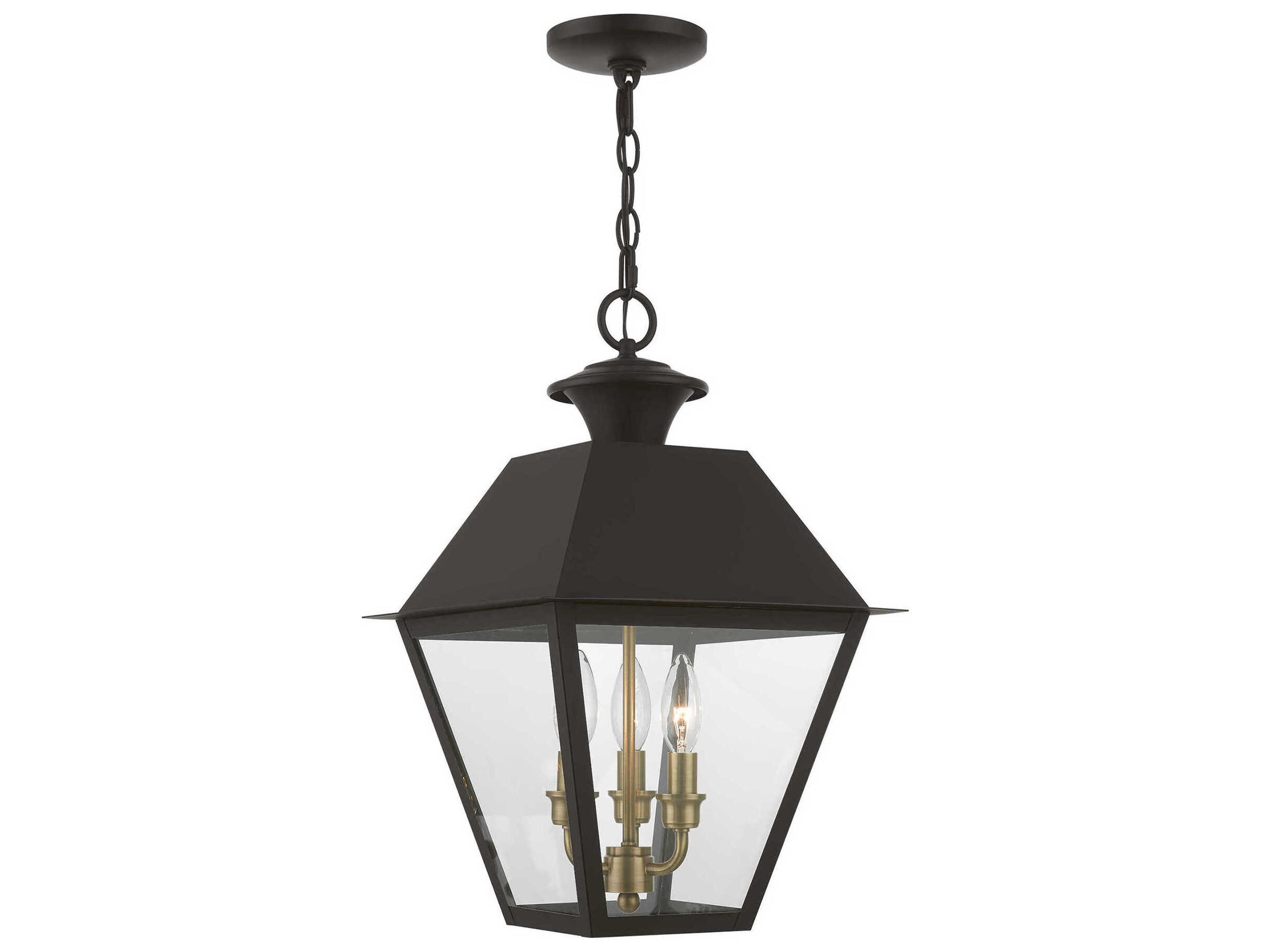 Wentworth Finish Cluster 3 - Light Outdoor Hanging Light