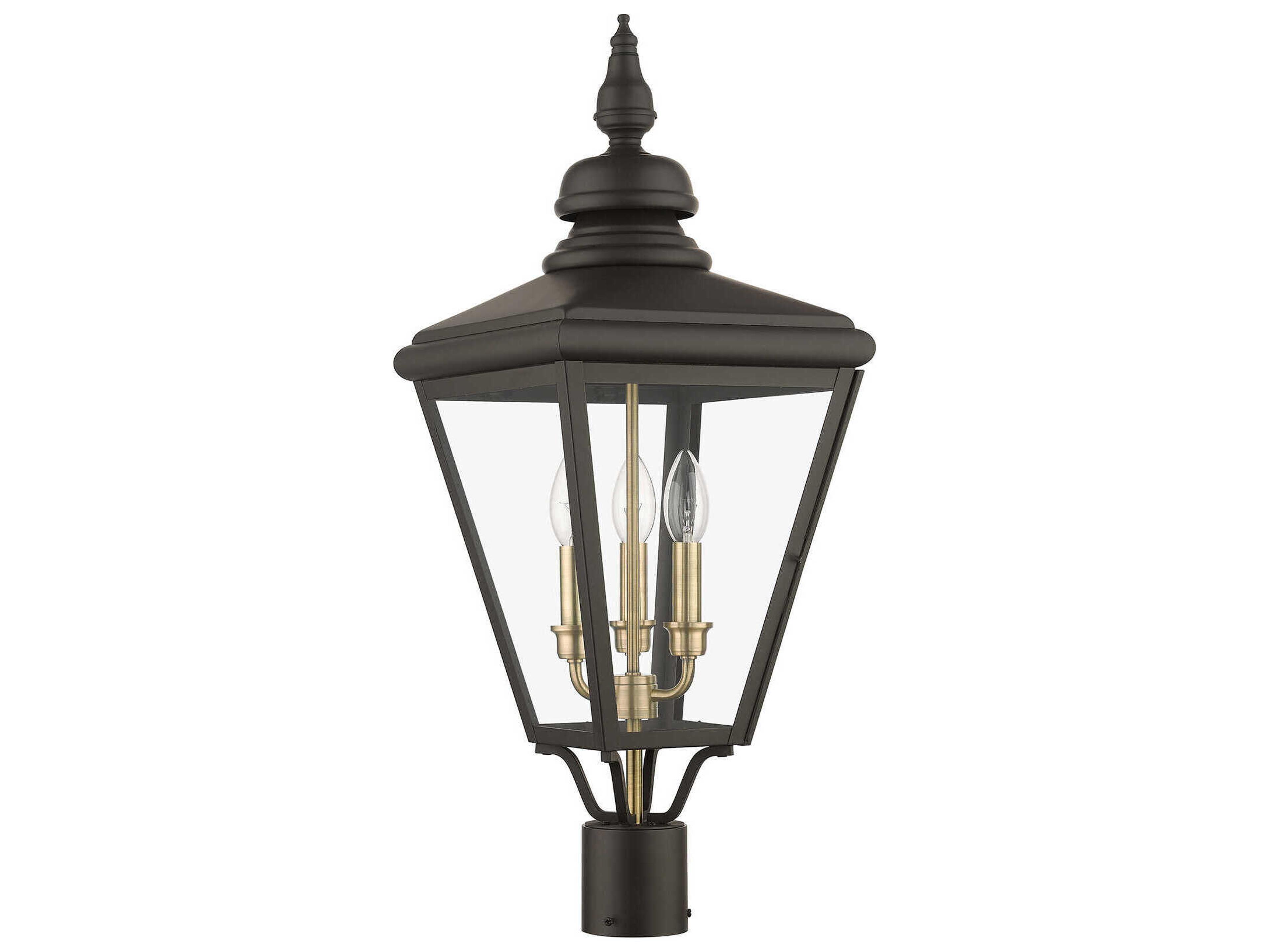 Livex Lighting Adams 3 - Light Outdoor Post Light