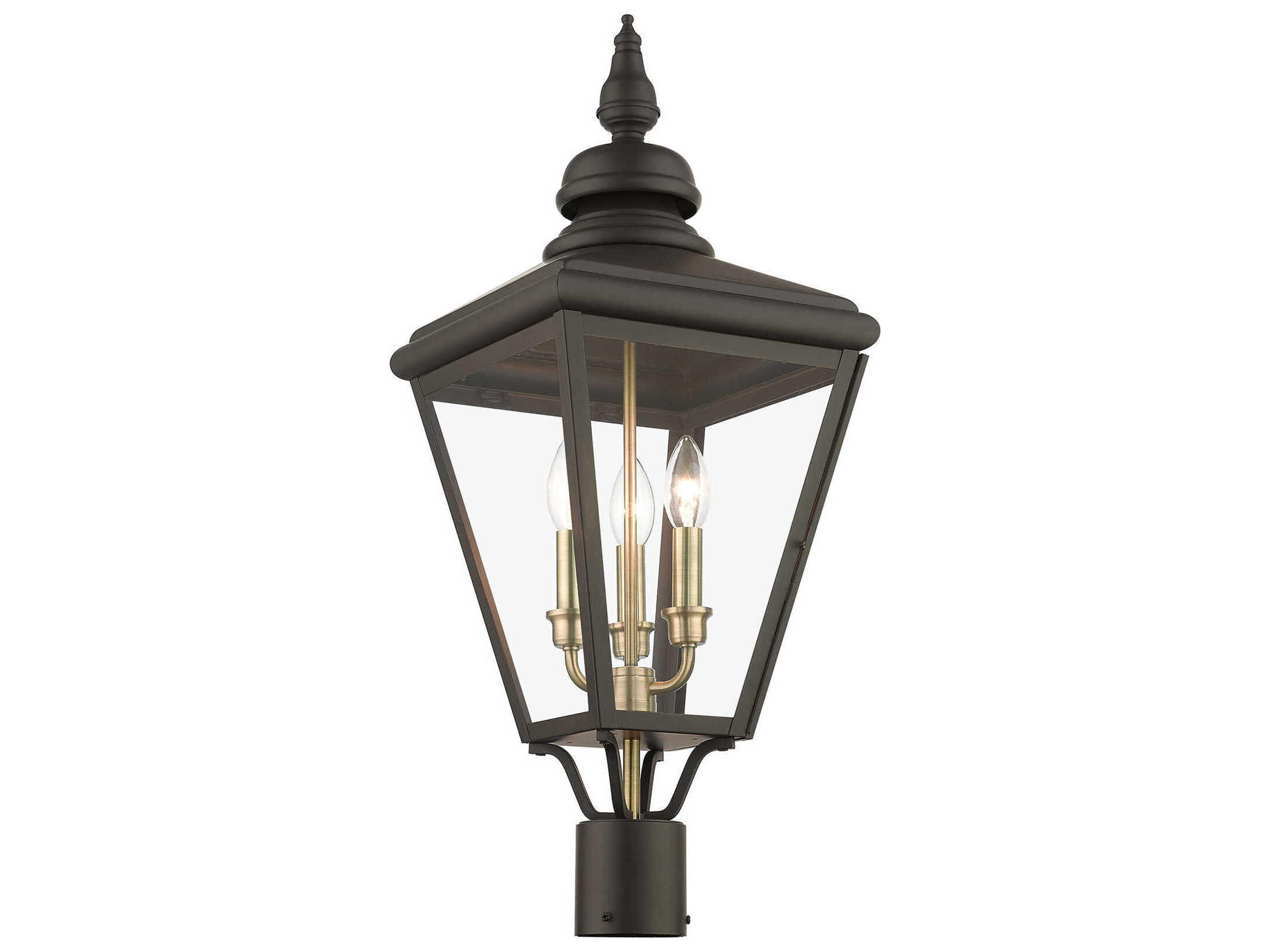Livex Lighting Adams 3 - Light Outdoor Post Light