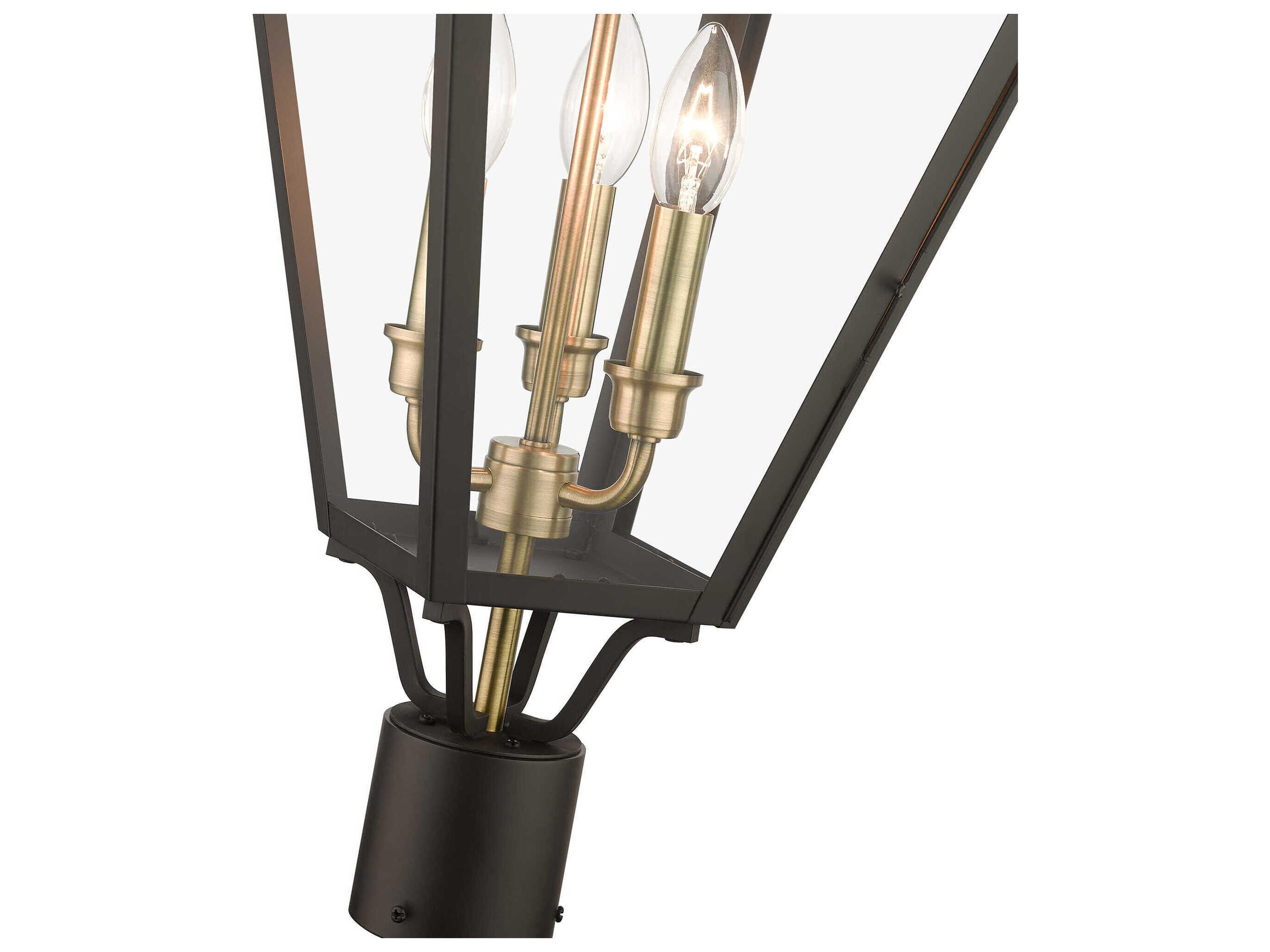 Livex Lighting Adams 3 - Light Outdoor Post Light