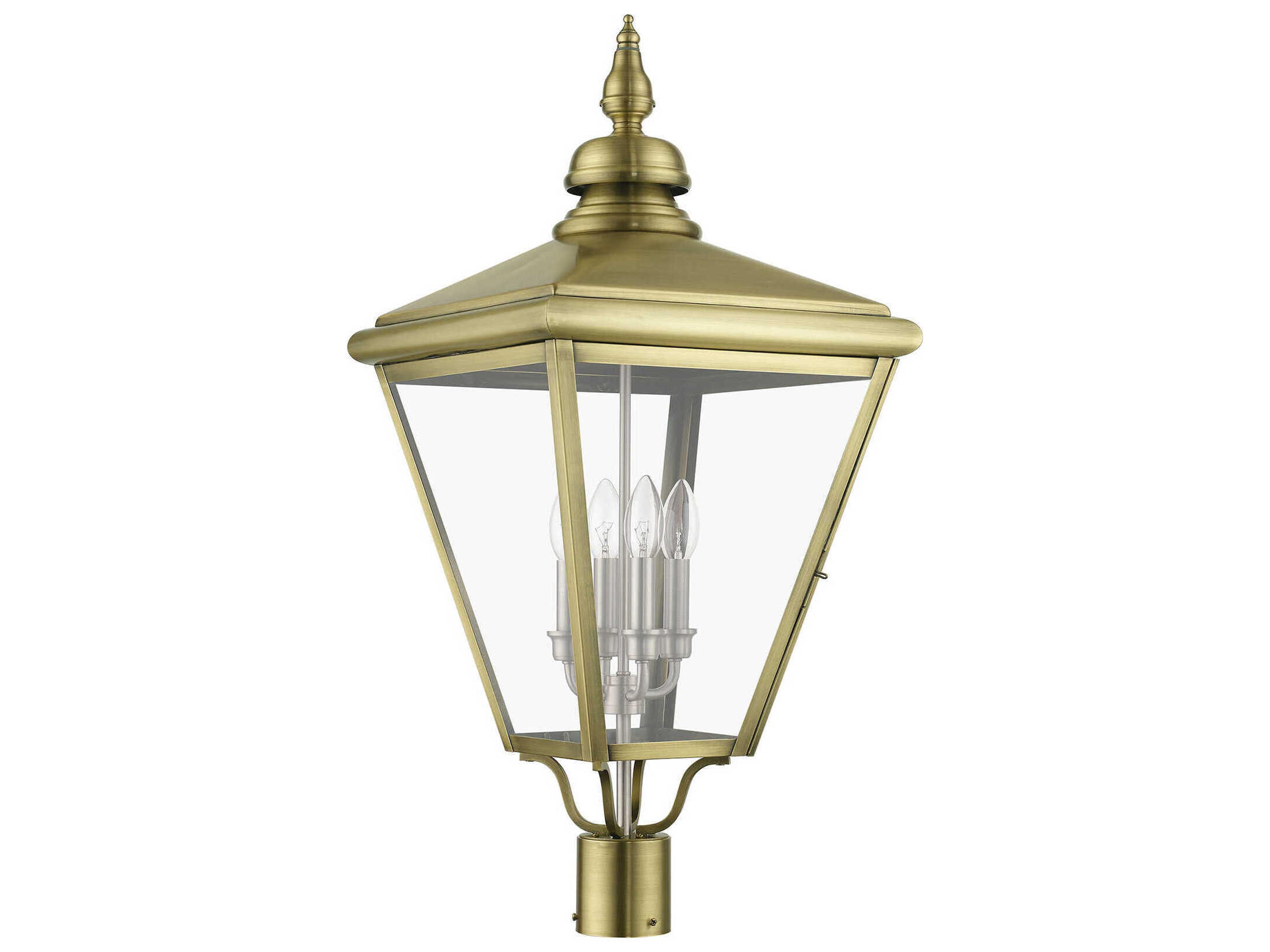 Livex Lighting Adams 4 - Light Outdoor Post Light
