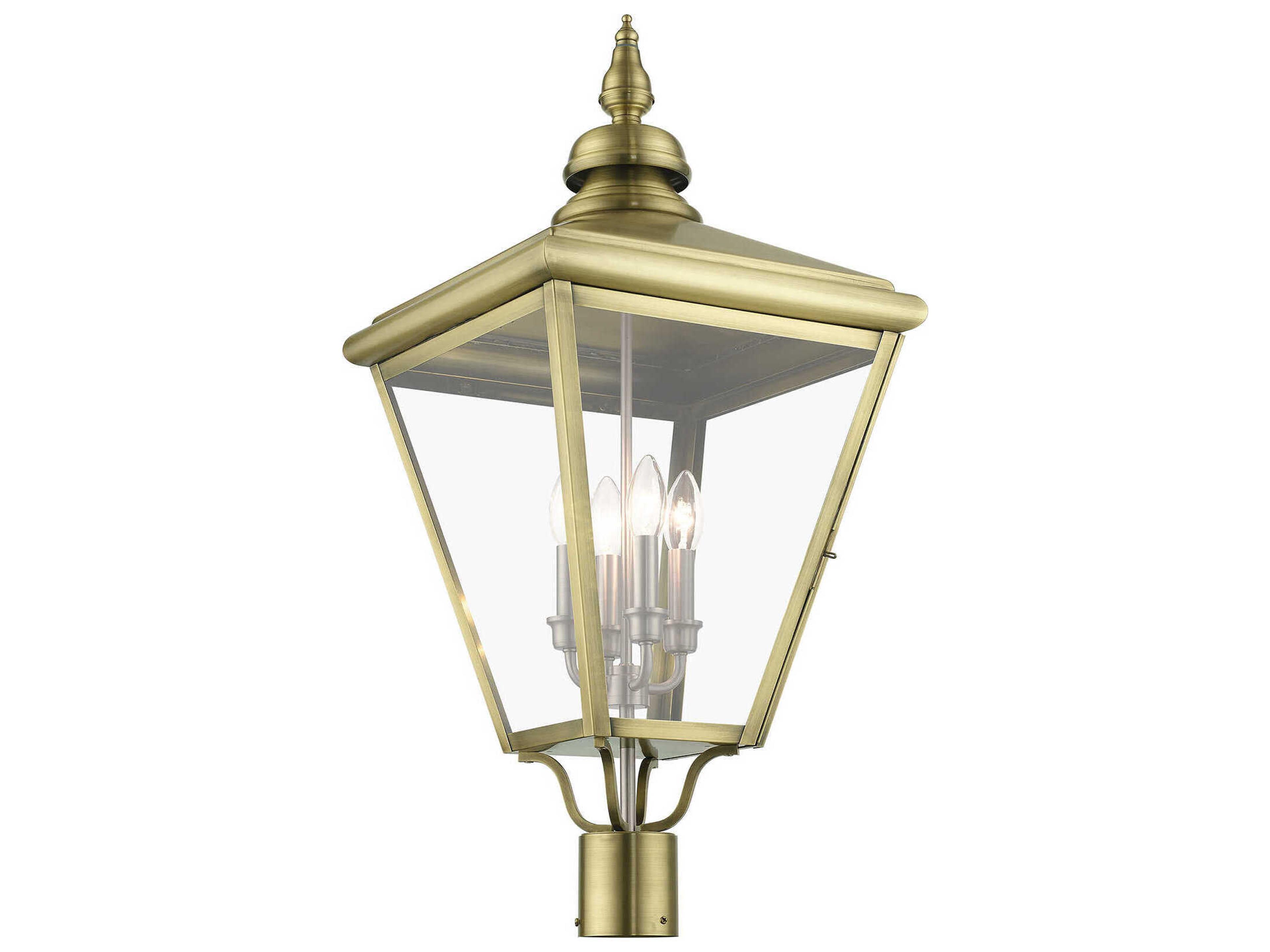 Livex Lighting Adams 4 - Light Outdoor Post Light