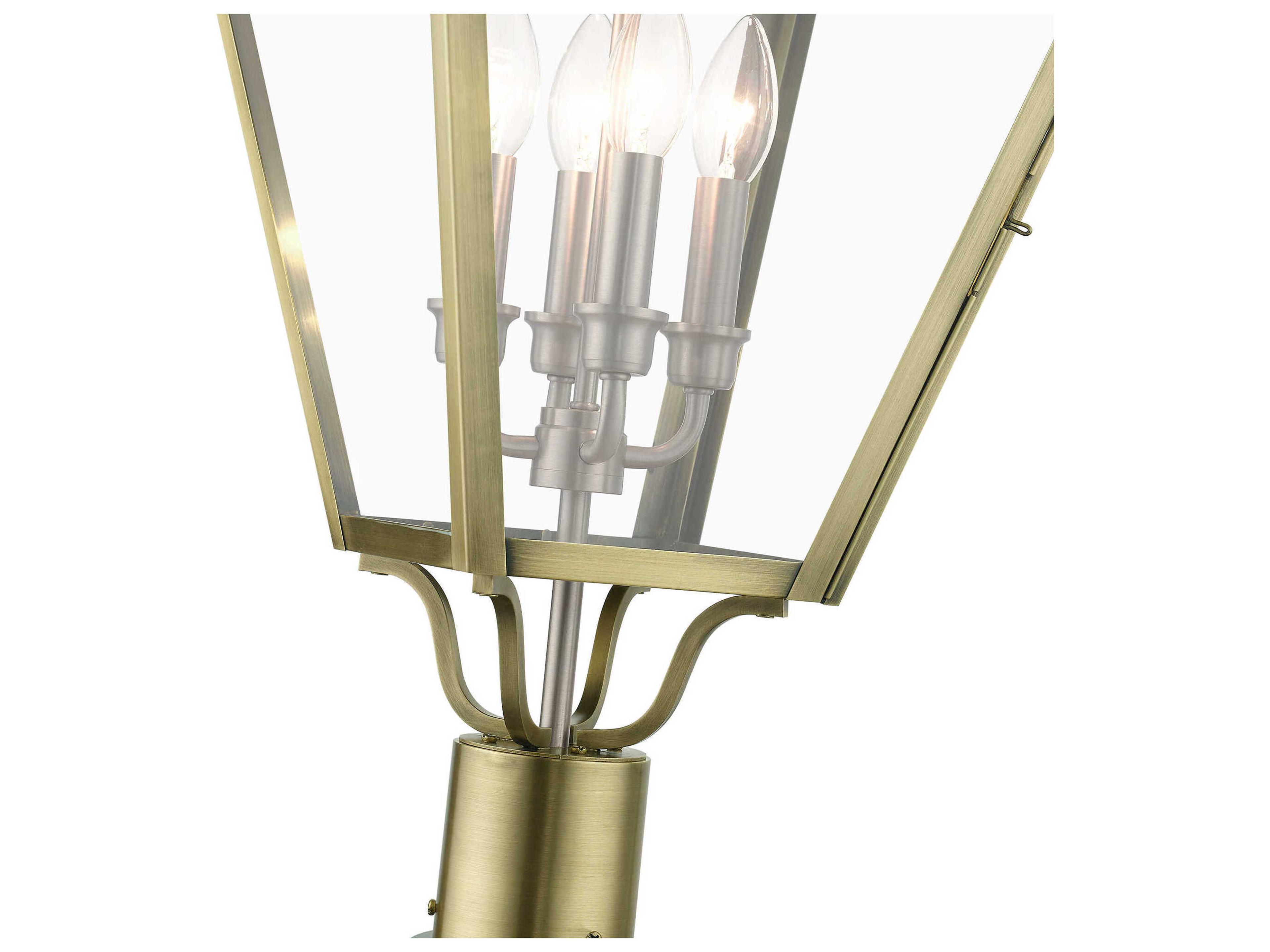 Livex Lighting Adams 4 - Light Outdoor Post Light