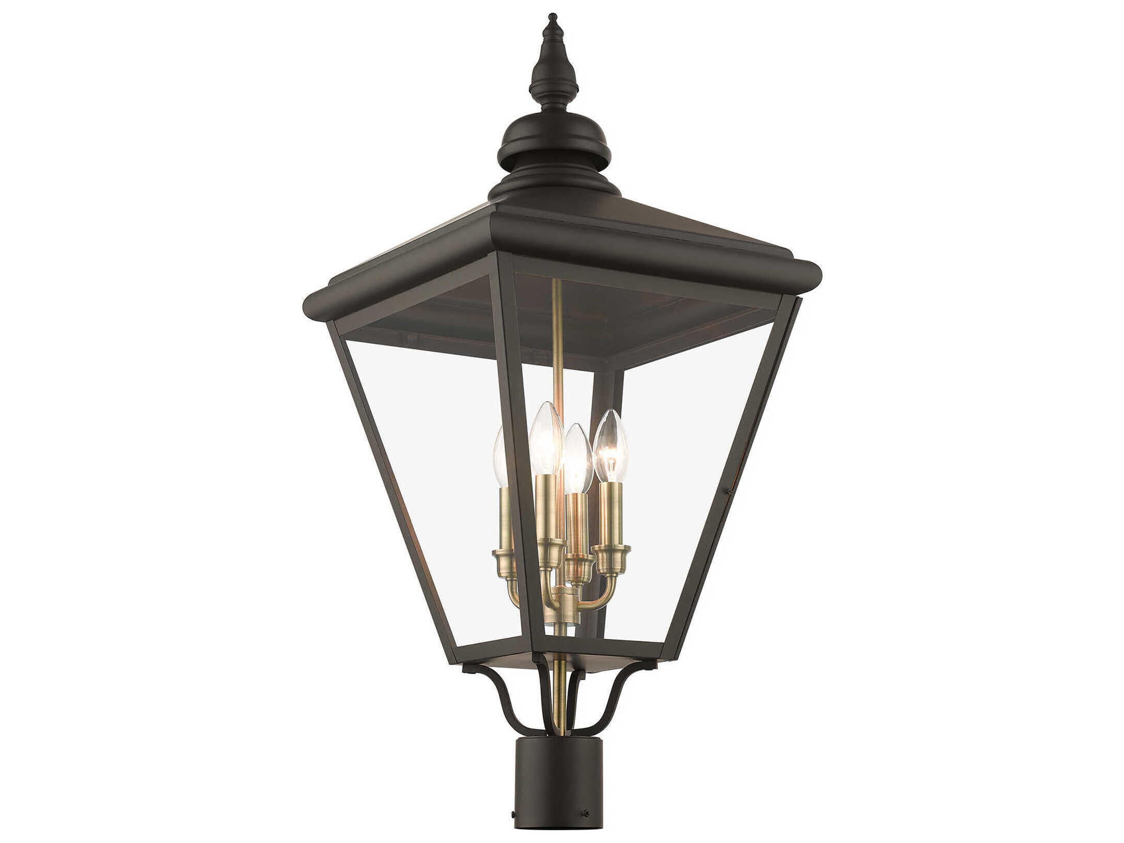 Livex Lighting Adams 4 - Light Outdoor Post Light
