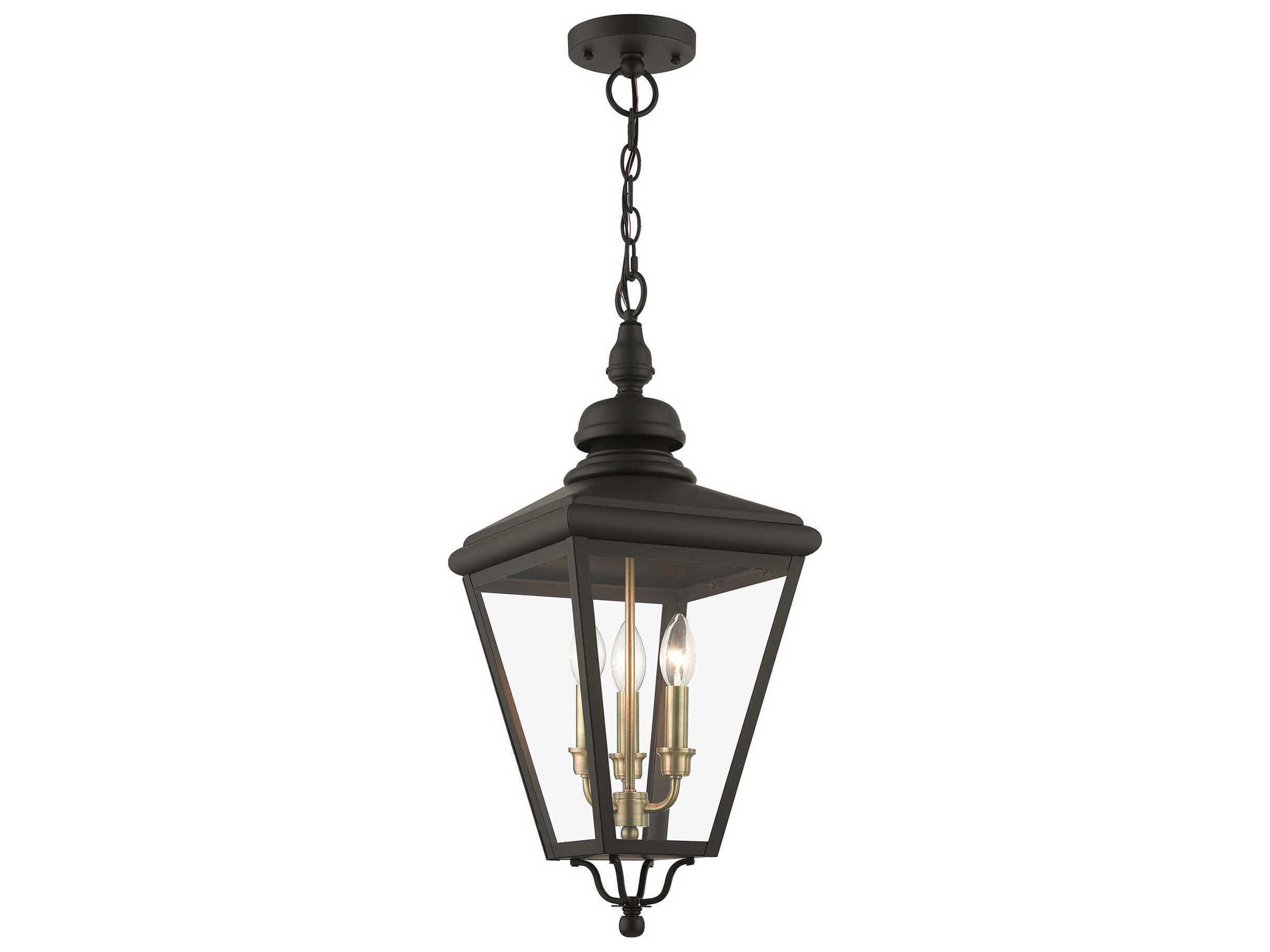 Livex Lighting Adams 3 - Light Outdoor Hanging Light
