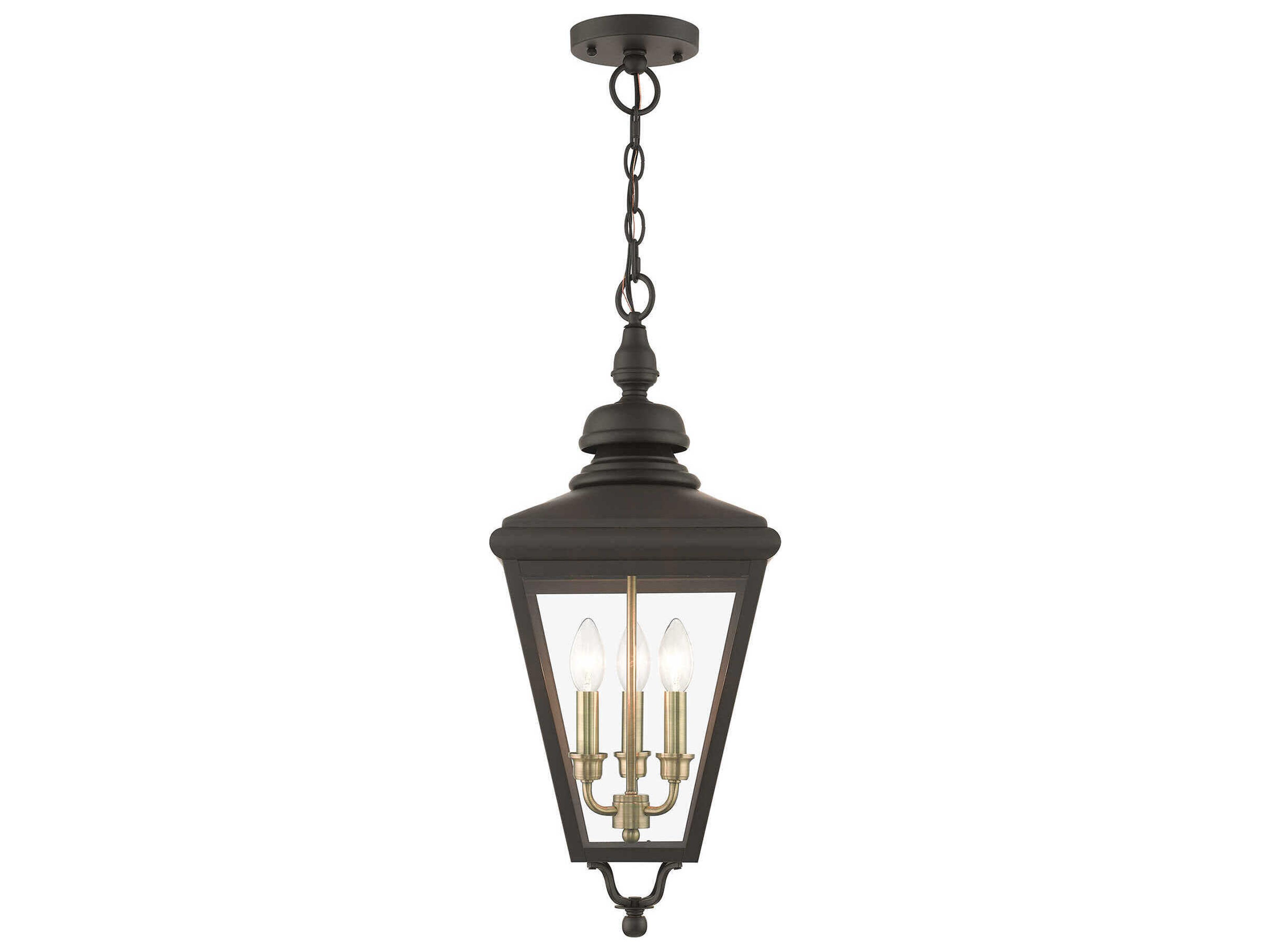 Livex Lighting Adams 3 - Light Outdoor Hanging Light