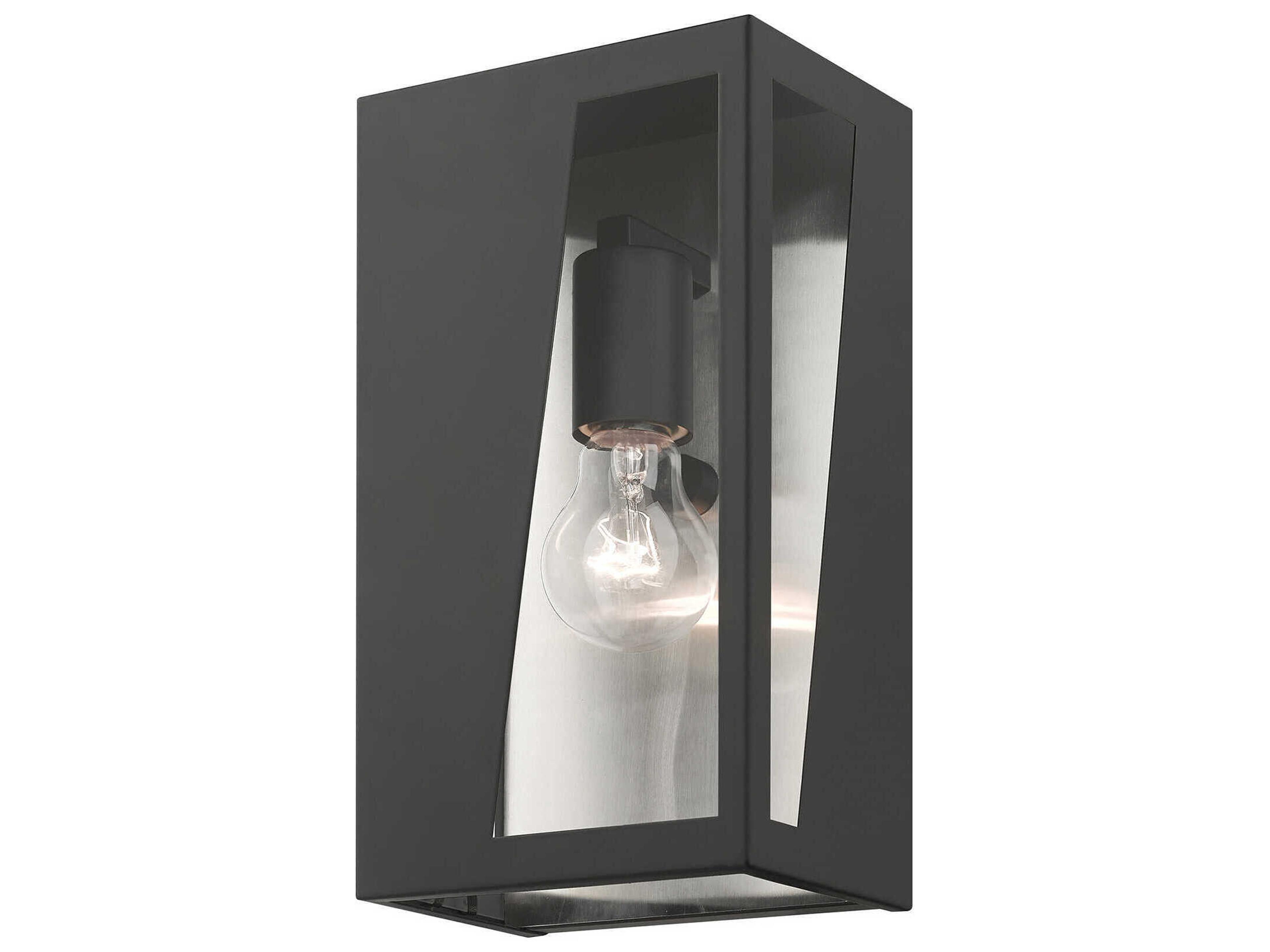 Livex Lighting Forsyth Stainless Steel 1 - Light Outdoor Wall Light