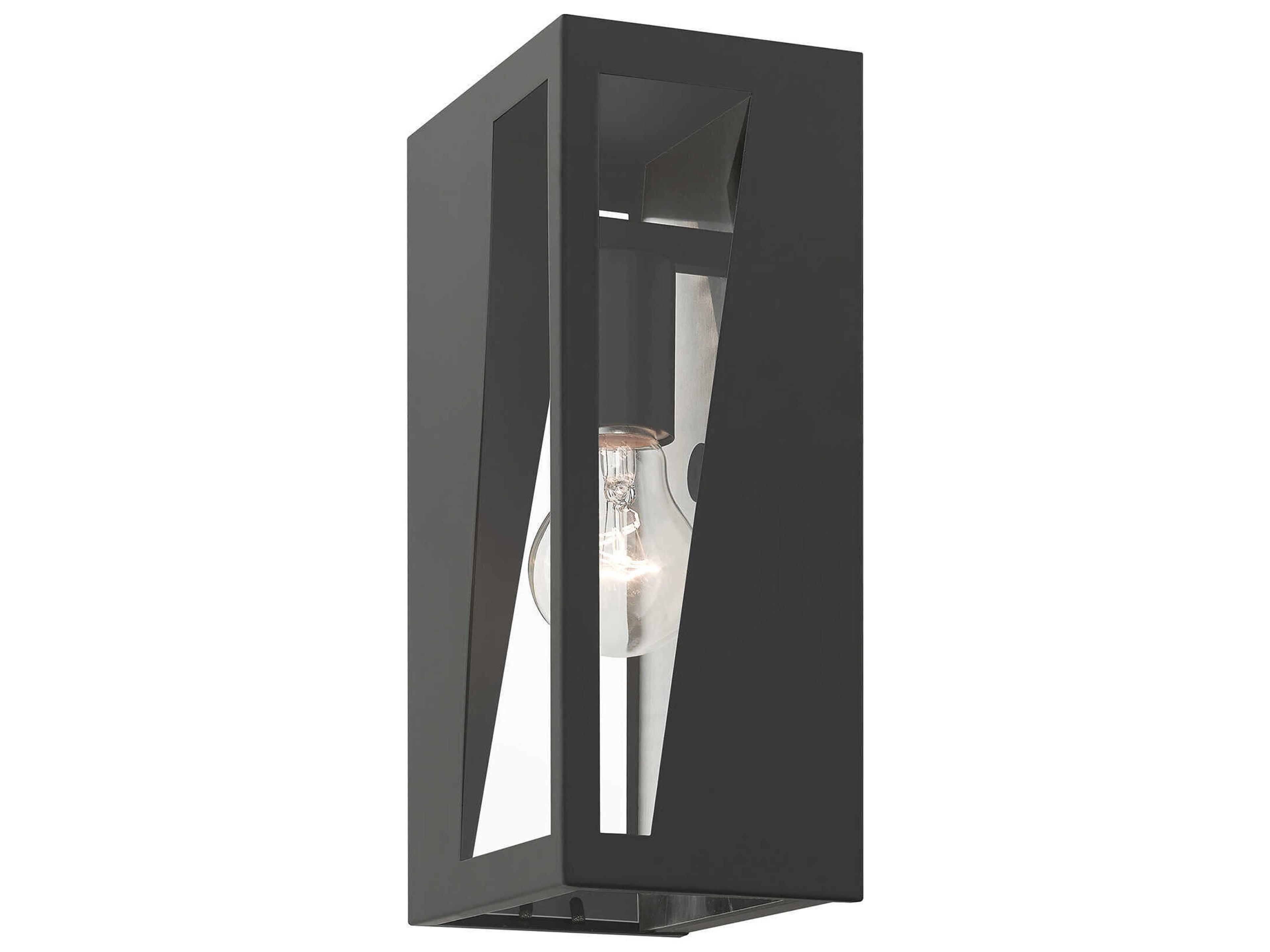 Livex Lighting Forsyth Stainless Steel 1 - Light Outdoor Wall Light