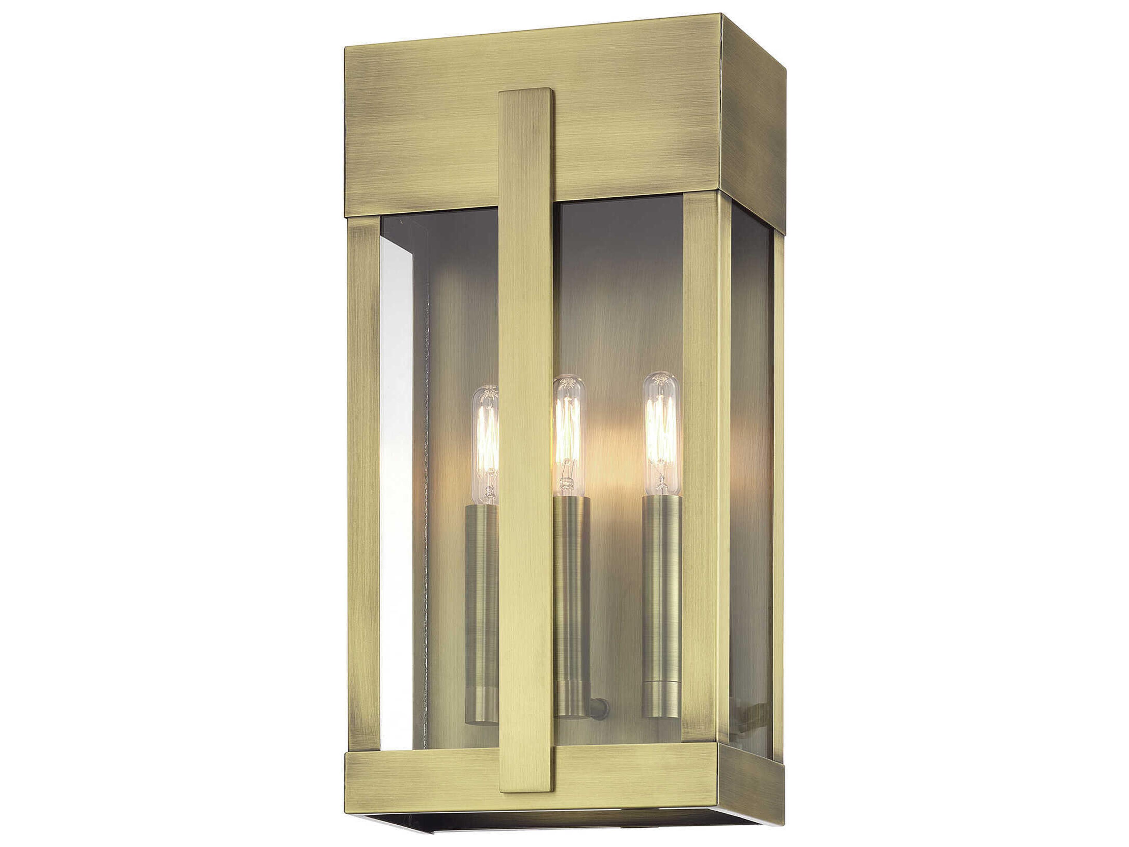 Livex Lighting Berksford 3-Light Outdoor Wall Light