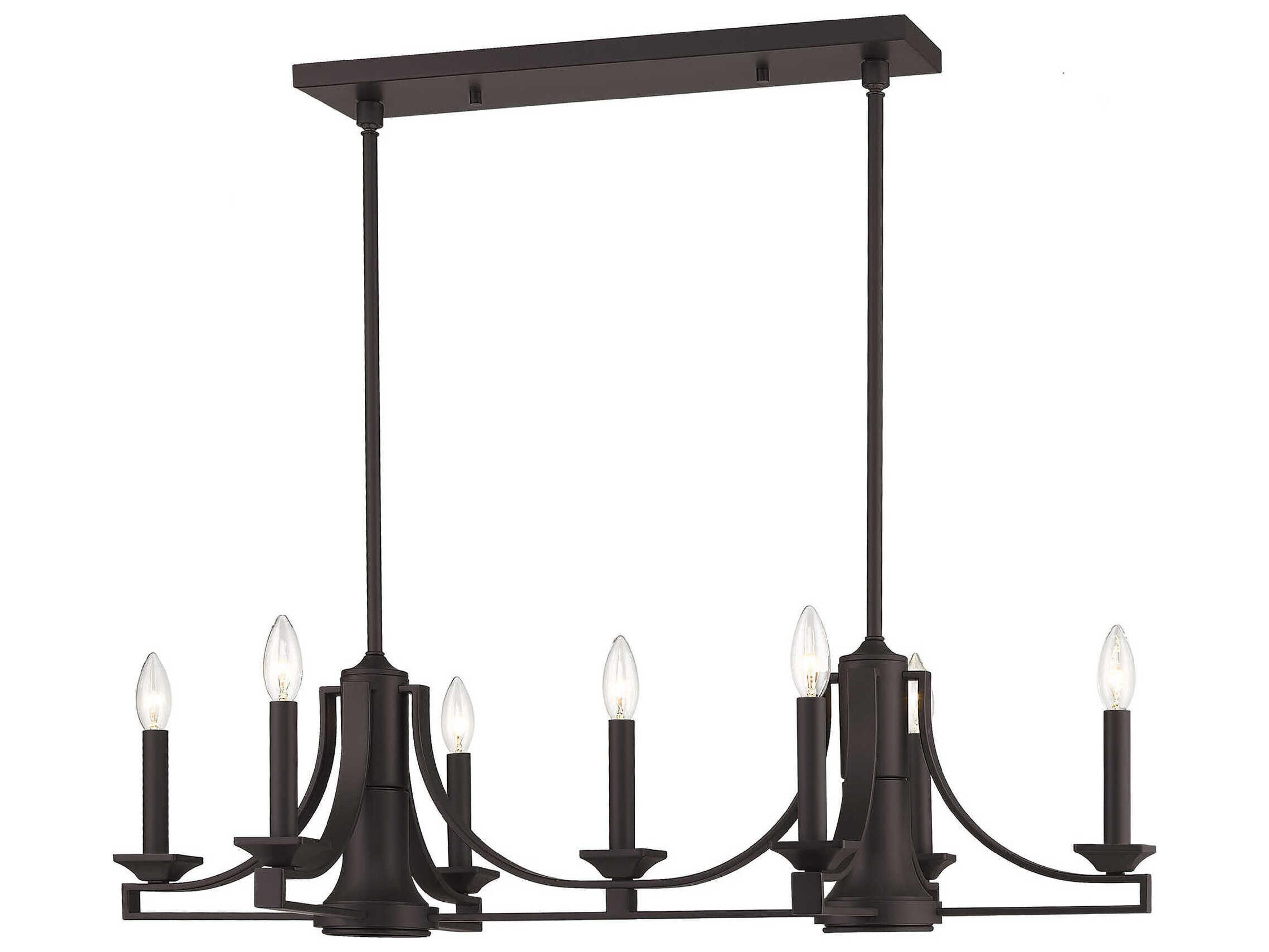 Livex Lighting Trumbull 9-Light Bronze Island Pendant