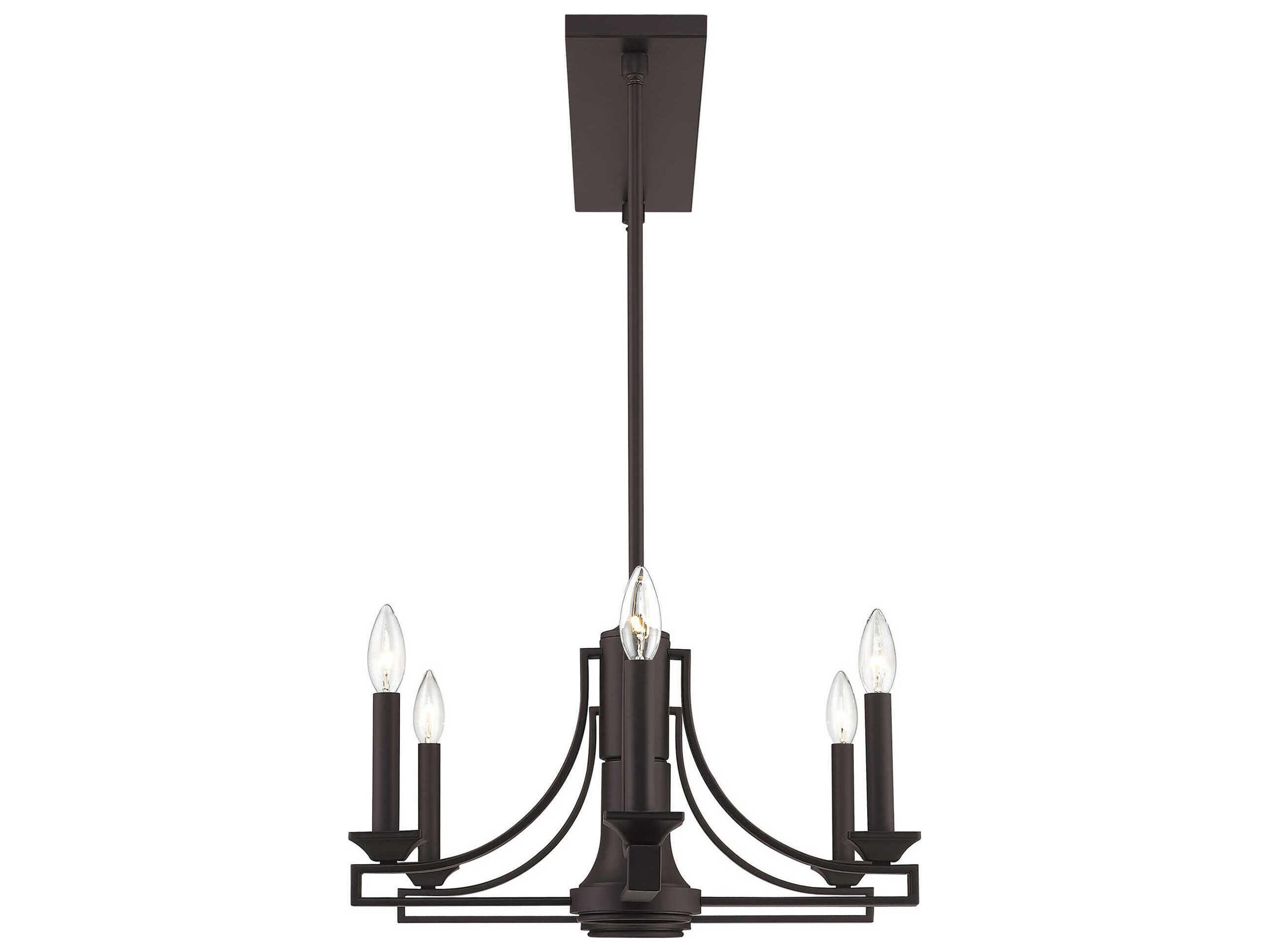 Livex Lighting Trumbull 9-Light Bronze Island Pendant