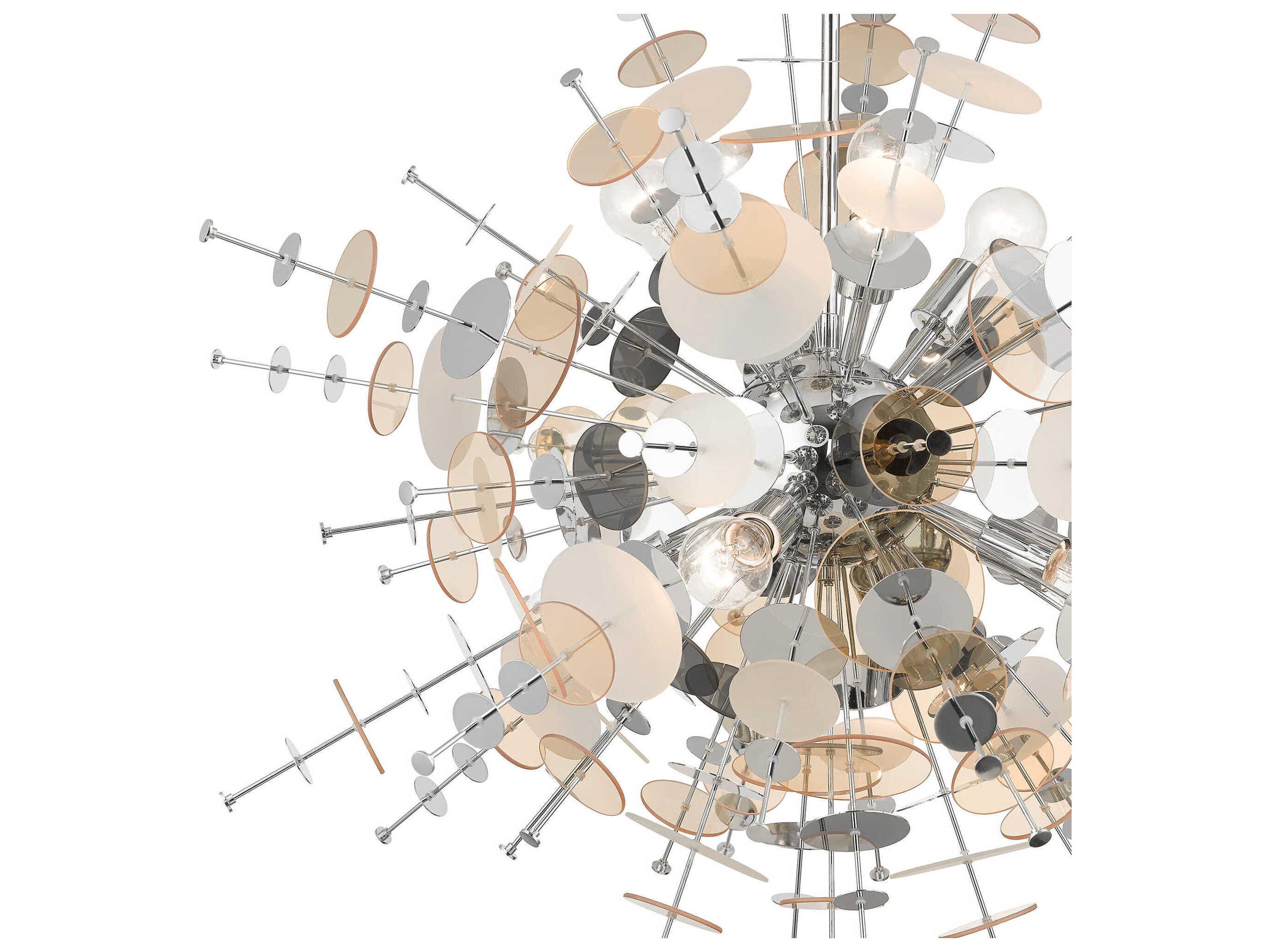 Livex Lighting Circulo 8-Light Polished Chrome Sputnik Pendant