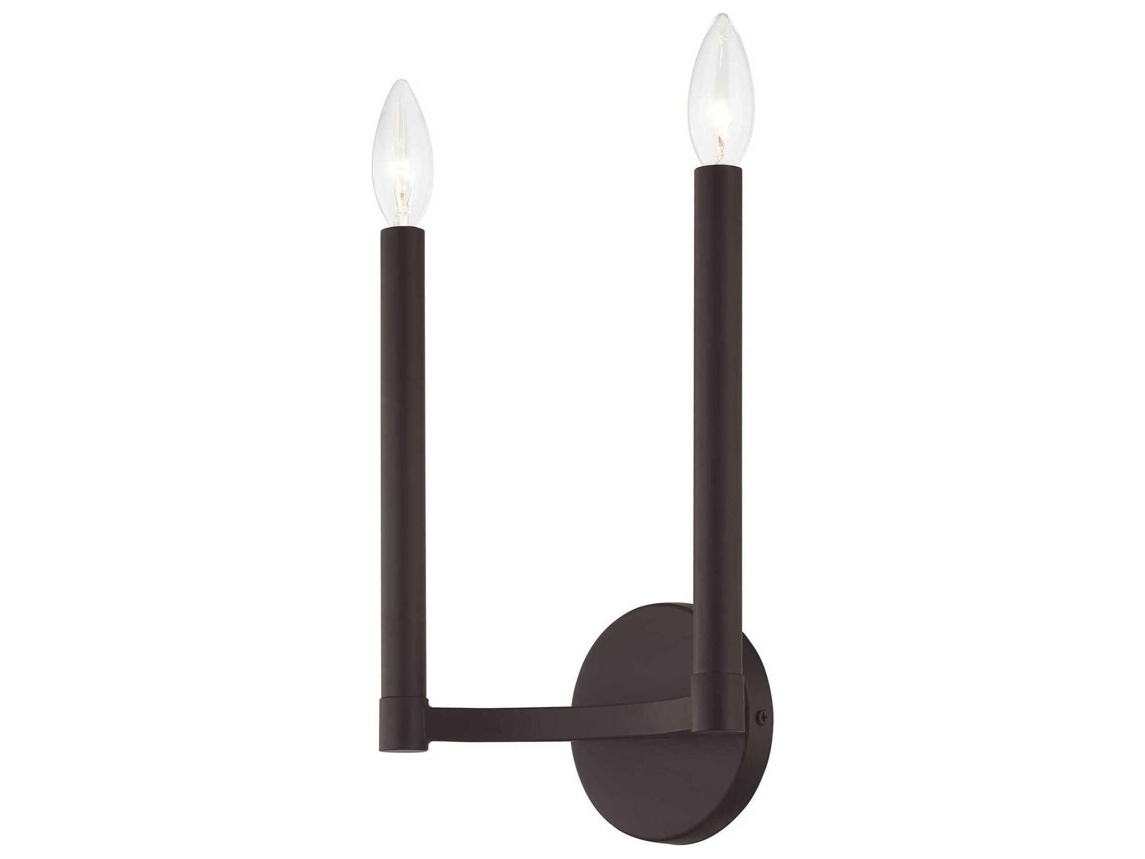 Livex Lighting Alpine 2-Light Bronze Wall Sconce