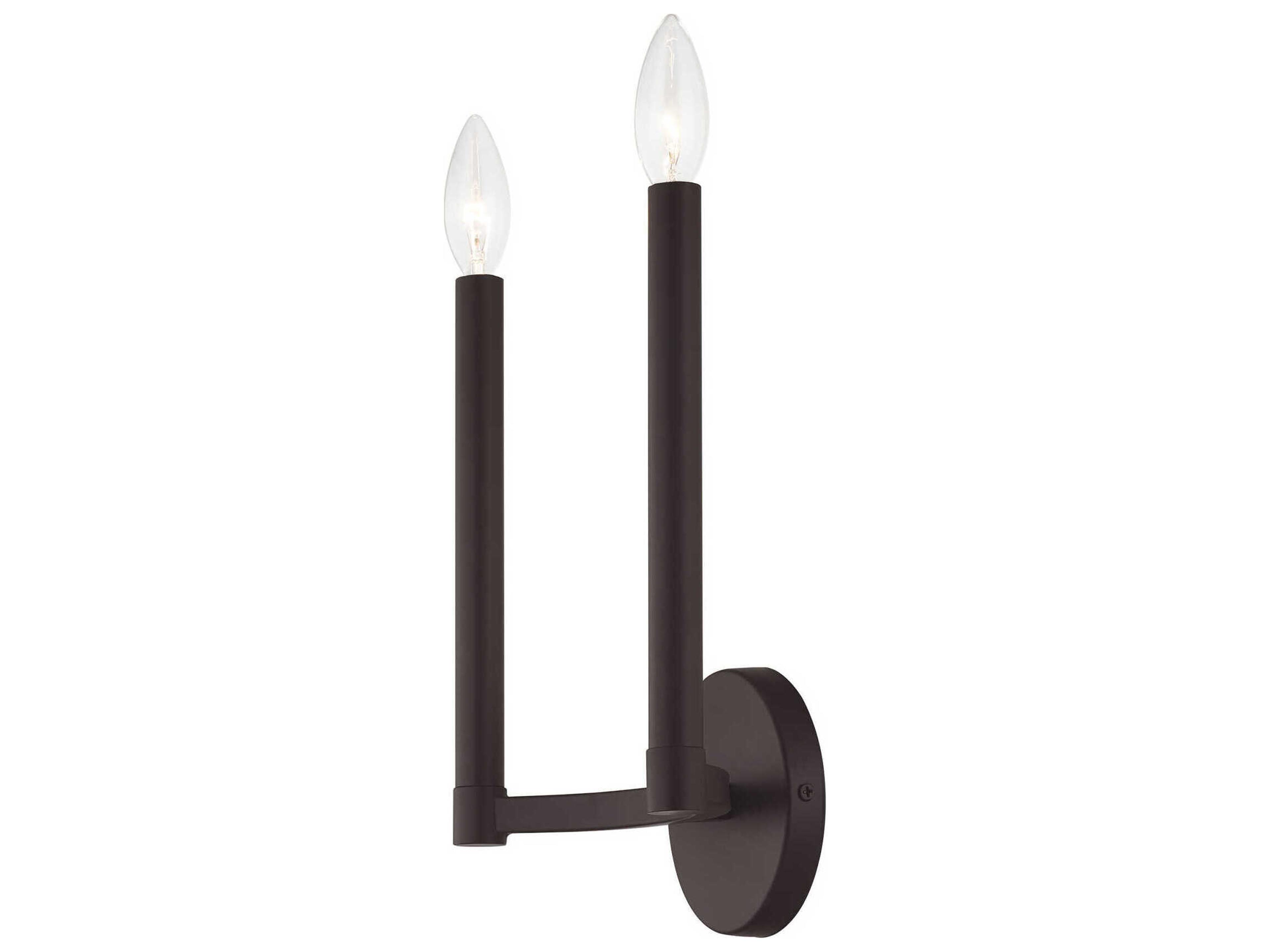 Livex Lighting Alpine 2-Light Bronze Wall Sconce
