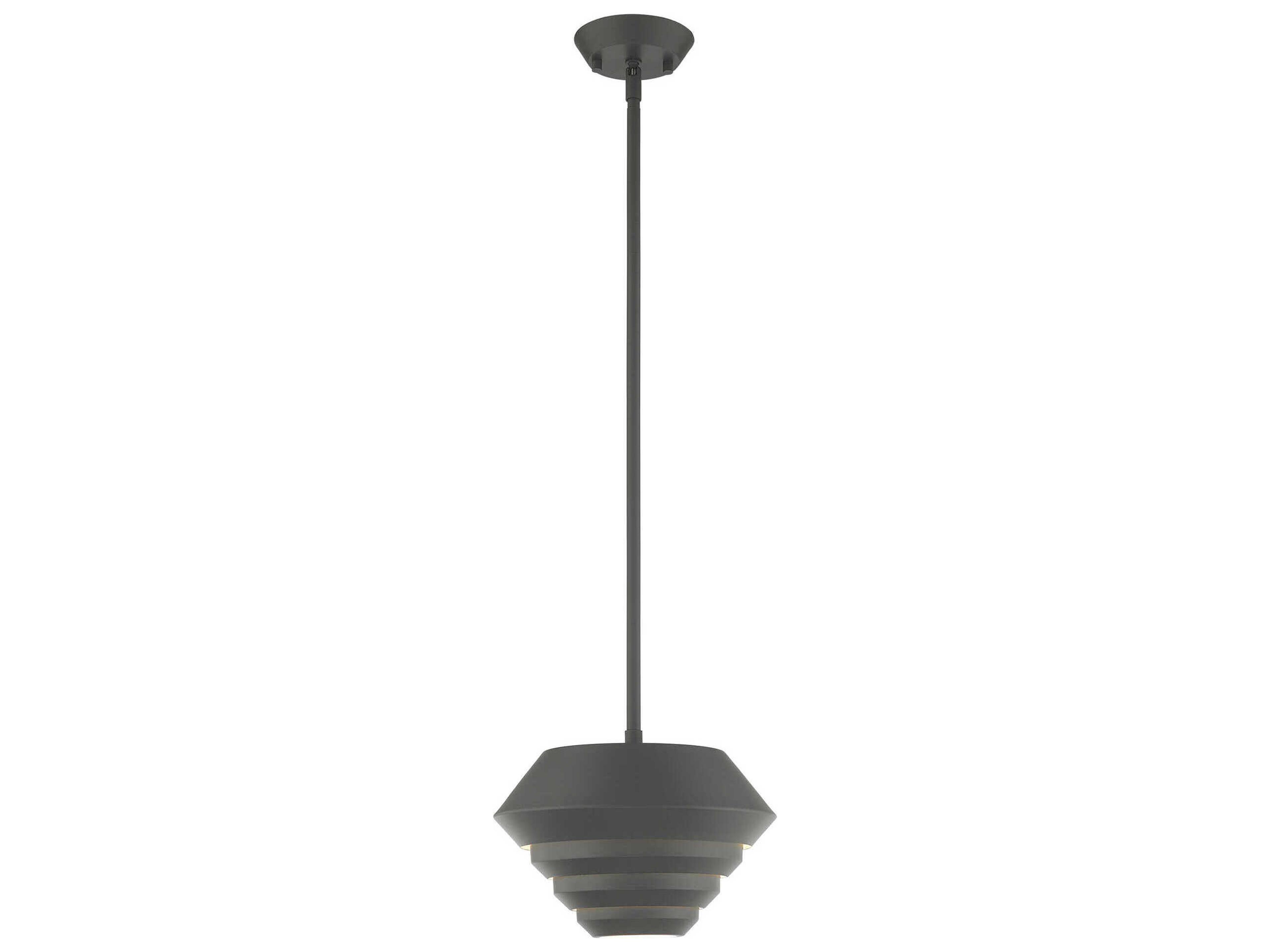 Amsterdam 1-Light Scandinavian Gray Mini Pendant