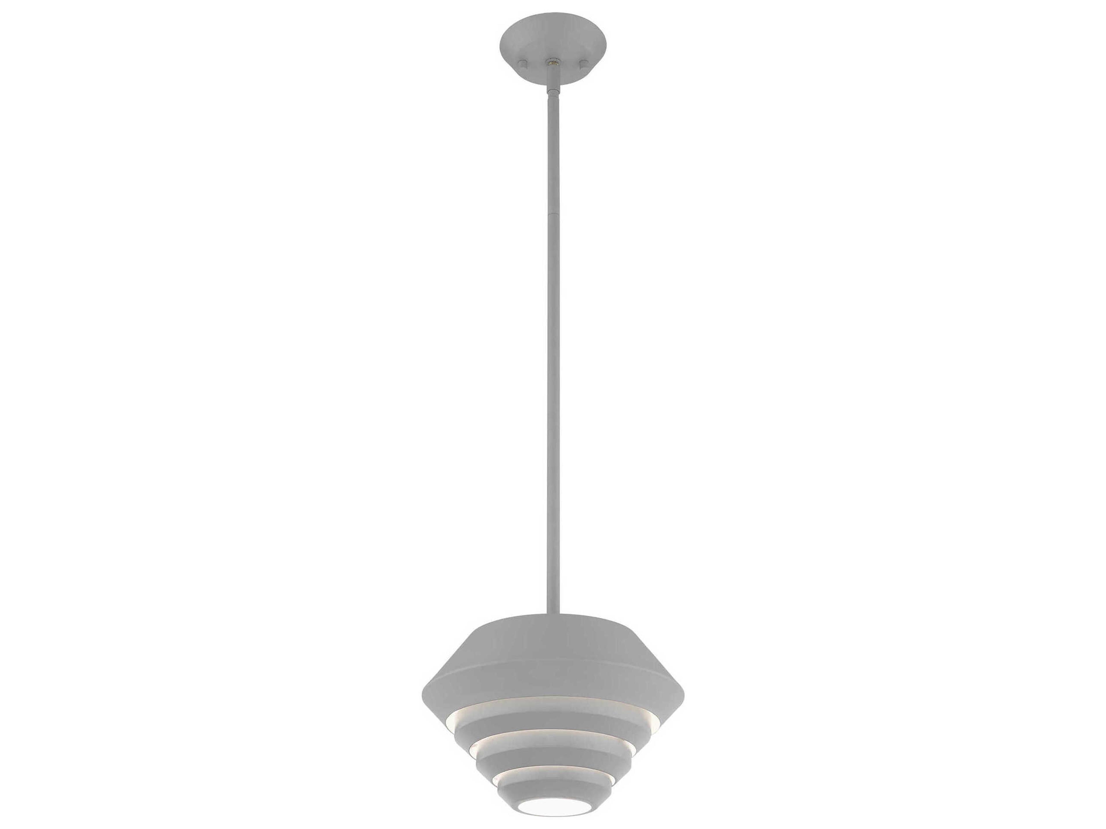 Livex Lighting Amsterdam 1-Light Nordic Gray Mini Pendant