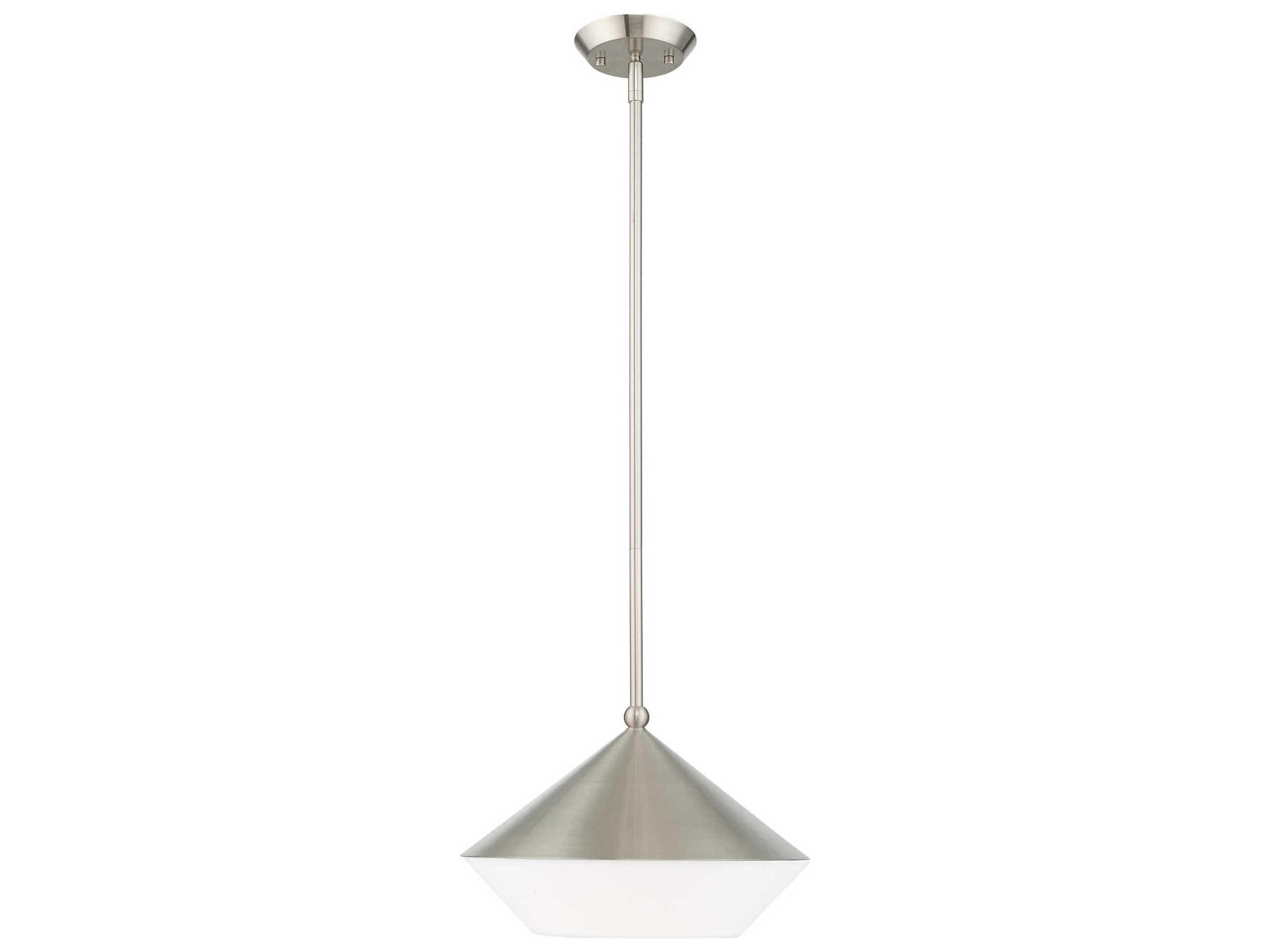 Stockholm 1-Light Brushed Nickel Pendant