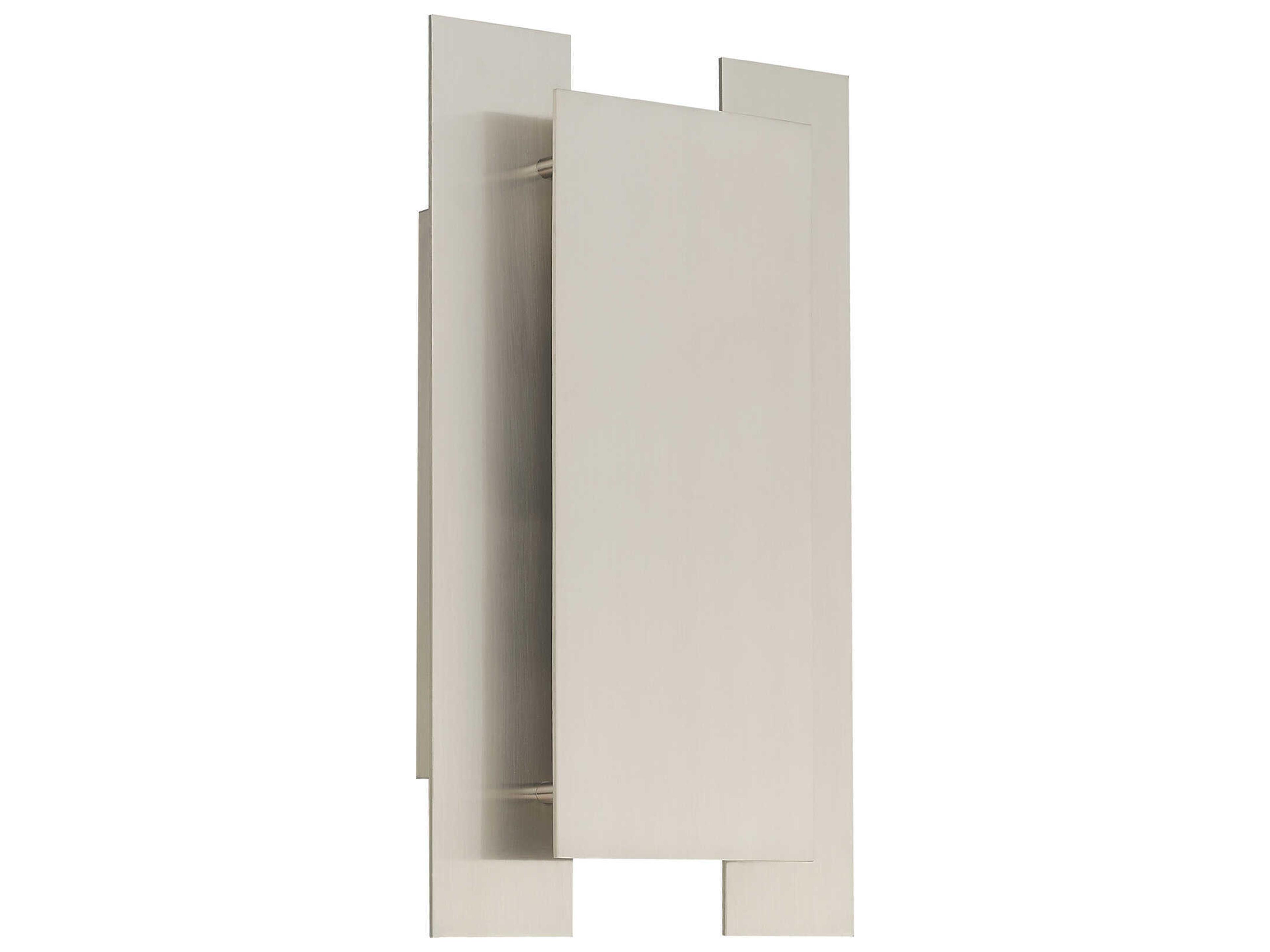 Livex Lighting Varick 2-Light Brushed Nickel Wall Sconce