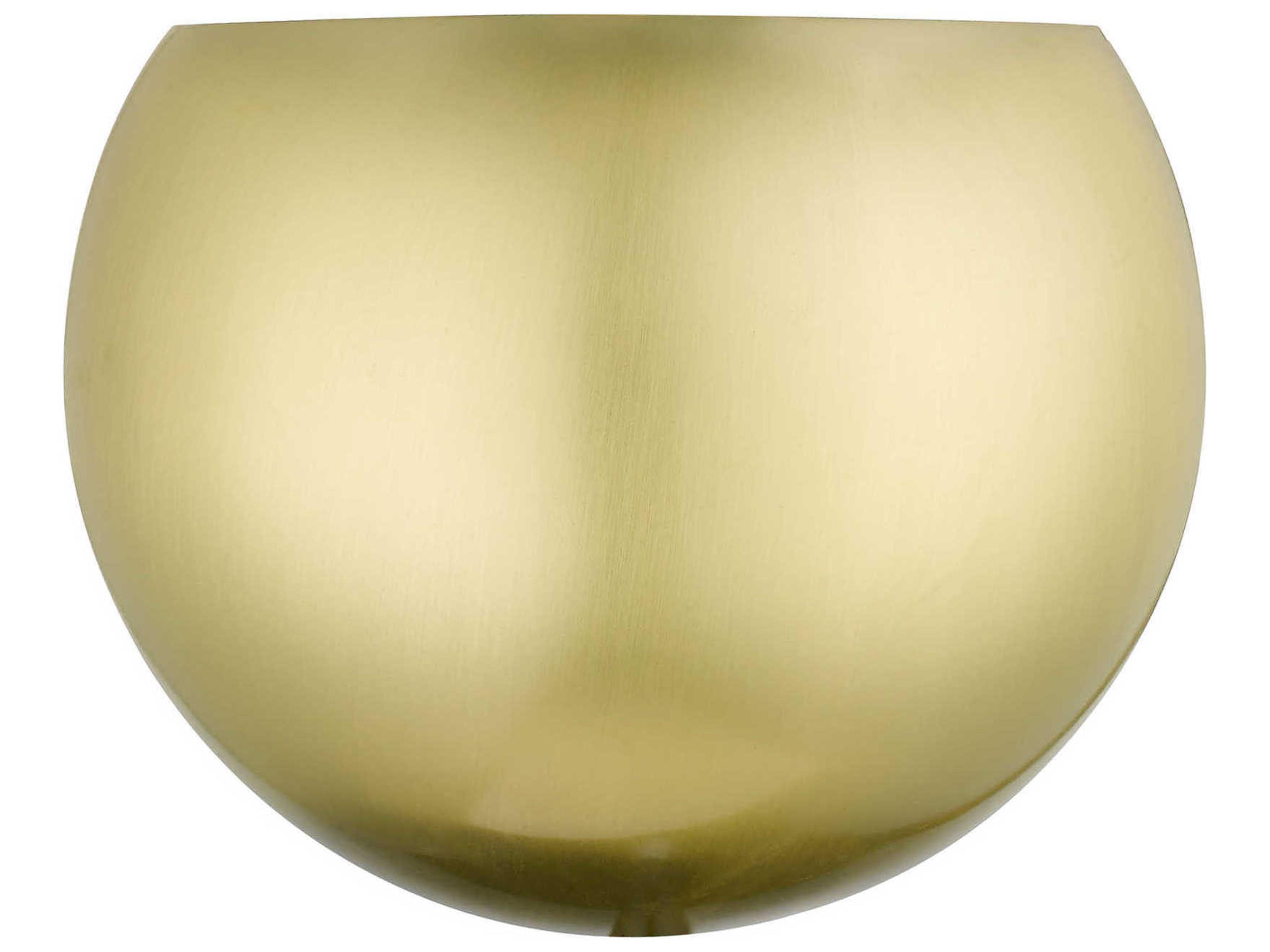 Piedmont 1-Light Satin Brass Wall Sconce