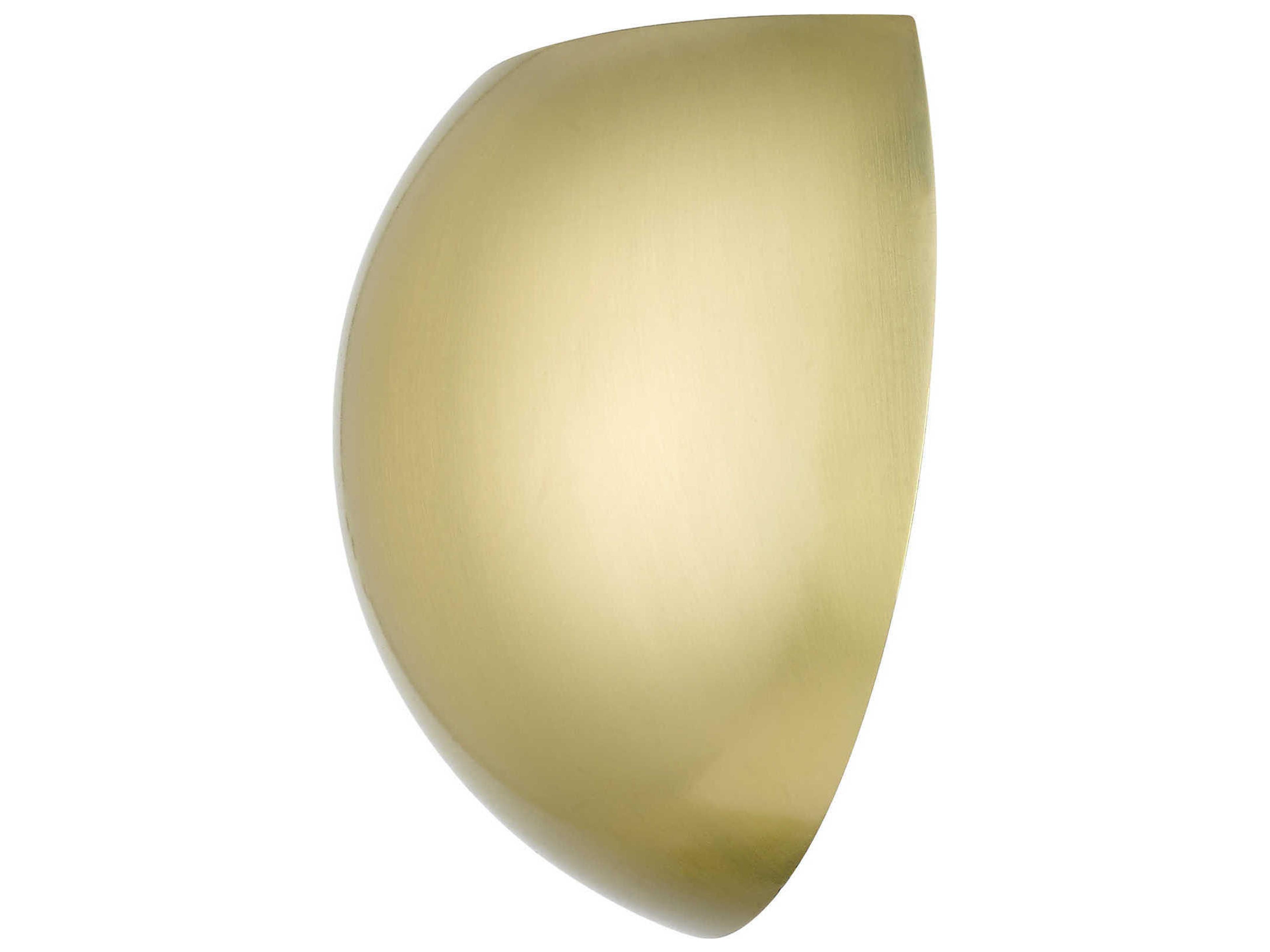 Livex Lighting Piedmont 1-Light Satin Brass Wall Sconce