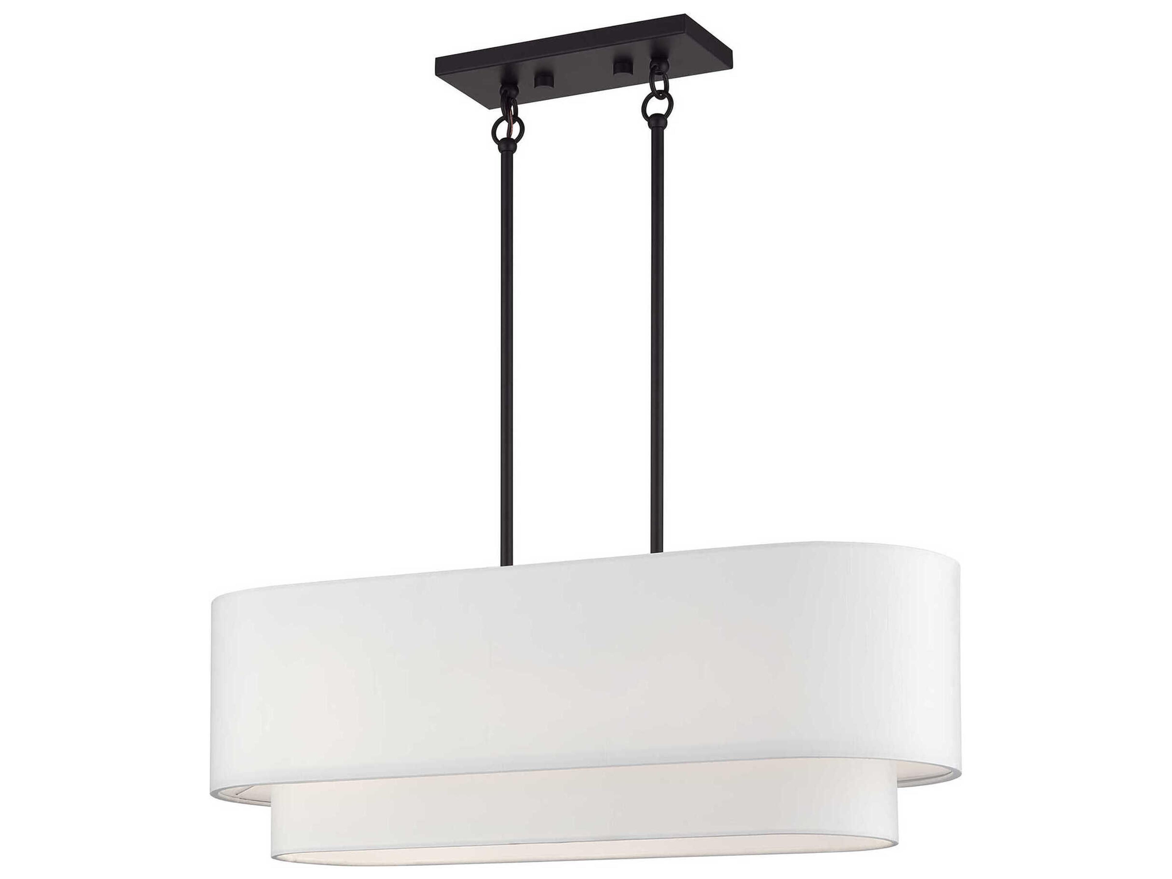 Manorwood 3-Light Bronze Island Pendant